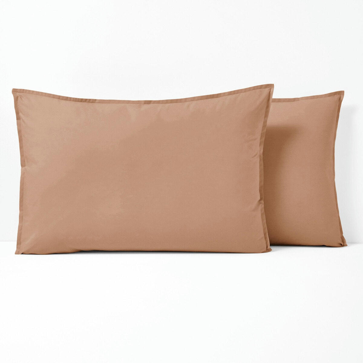 Taie d'oreiller unie percale de coton bio Scenario