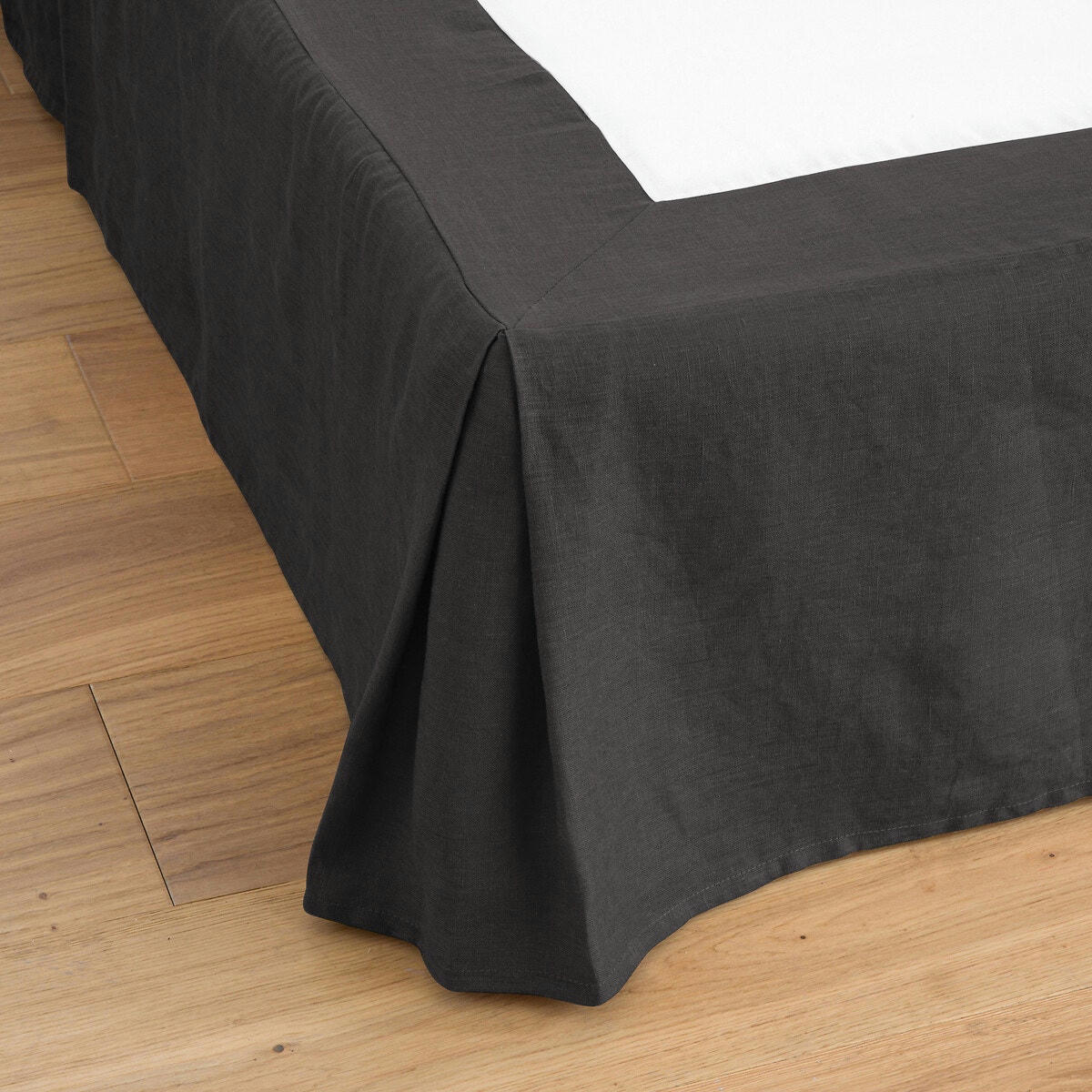 Cache-sommier en lin lavé, Abella