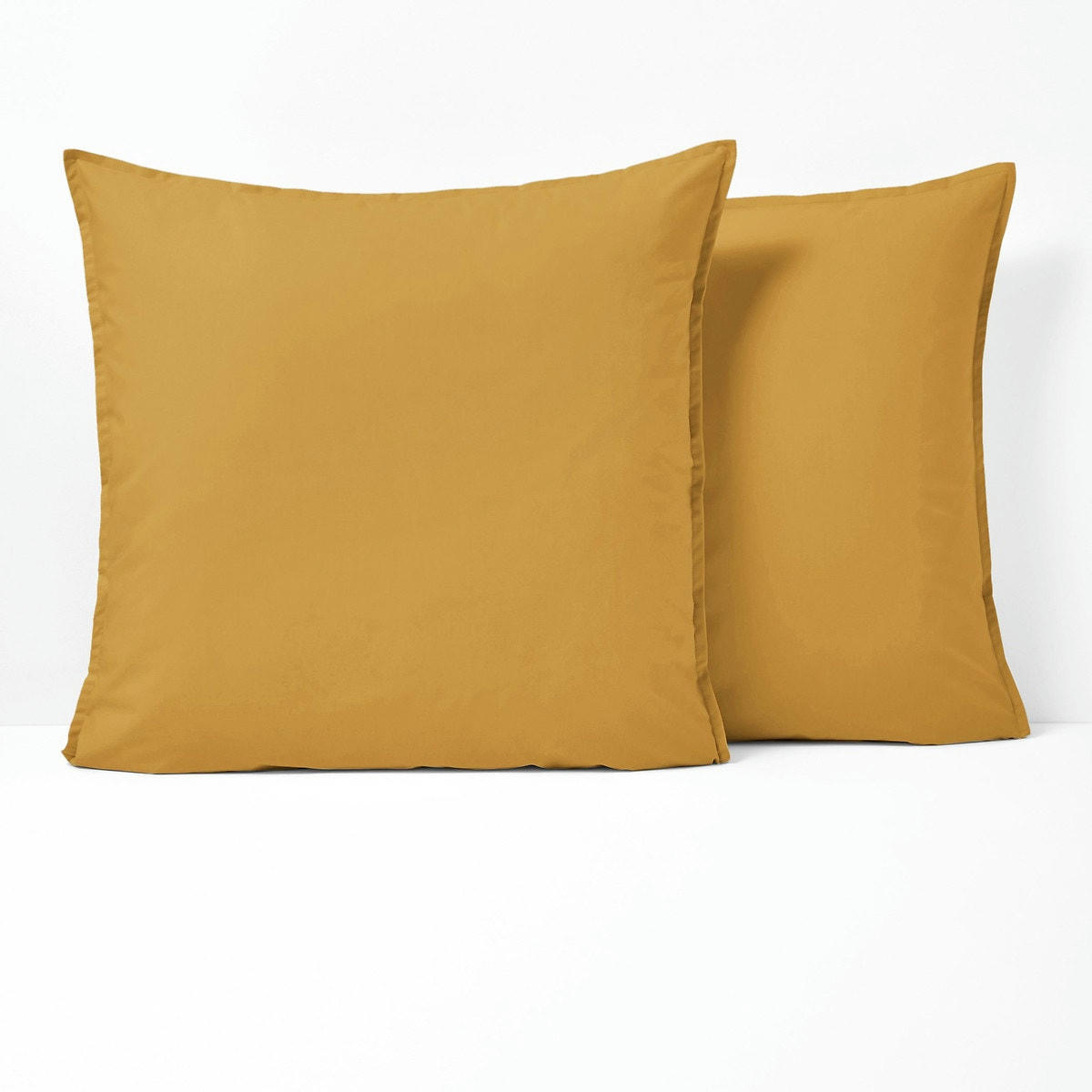 Taie d'oreiller unie percale de coton bio Scenario