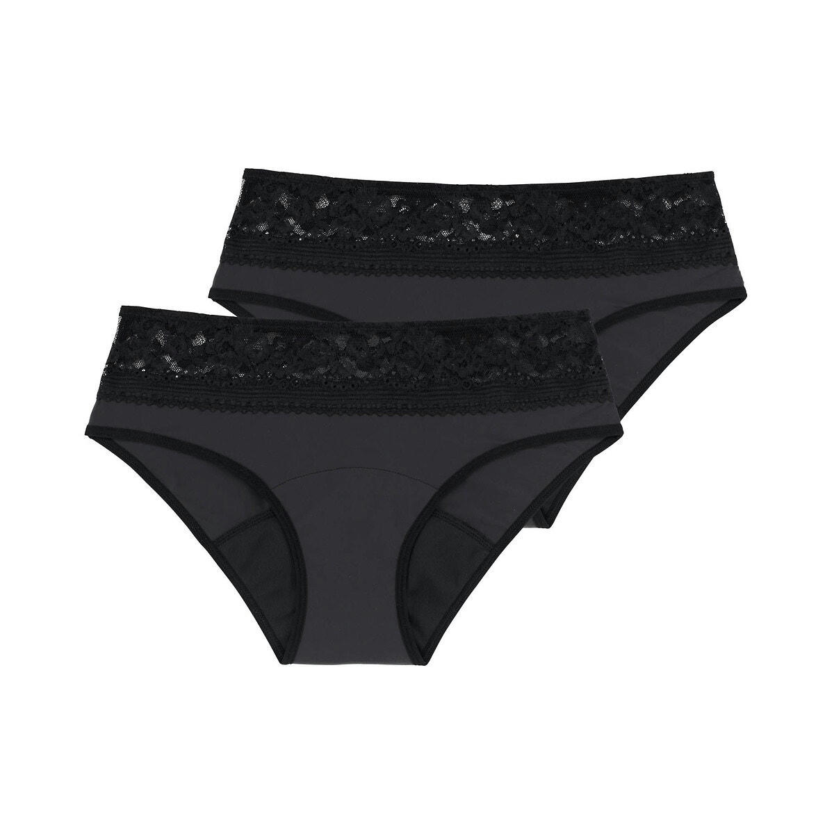 Lot de 2 culottes menstruelles Eco Moon Lace