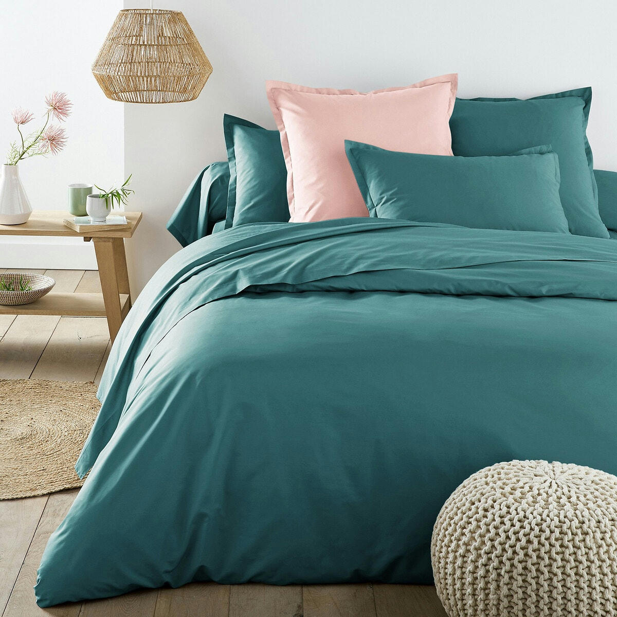 Taie de traversin percale de coton Scenario