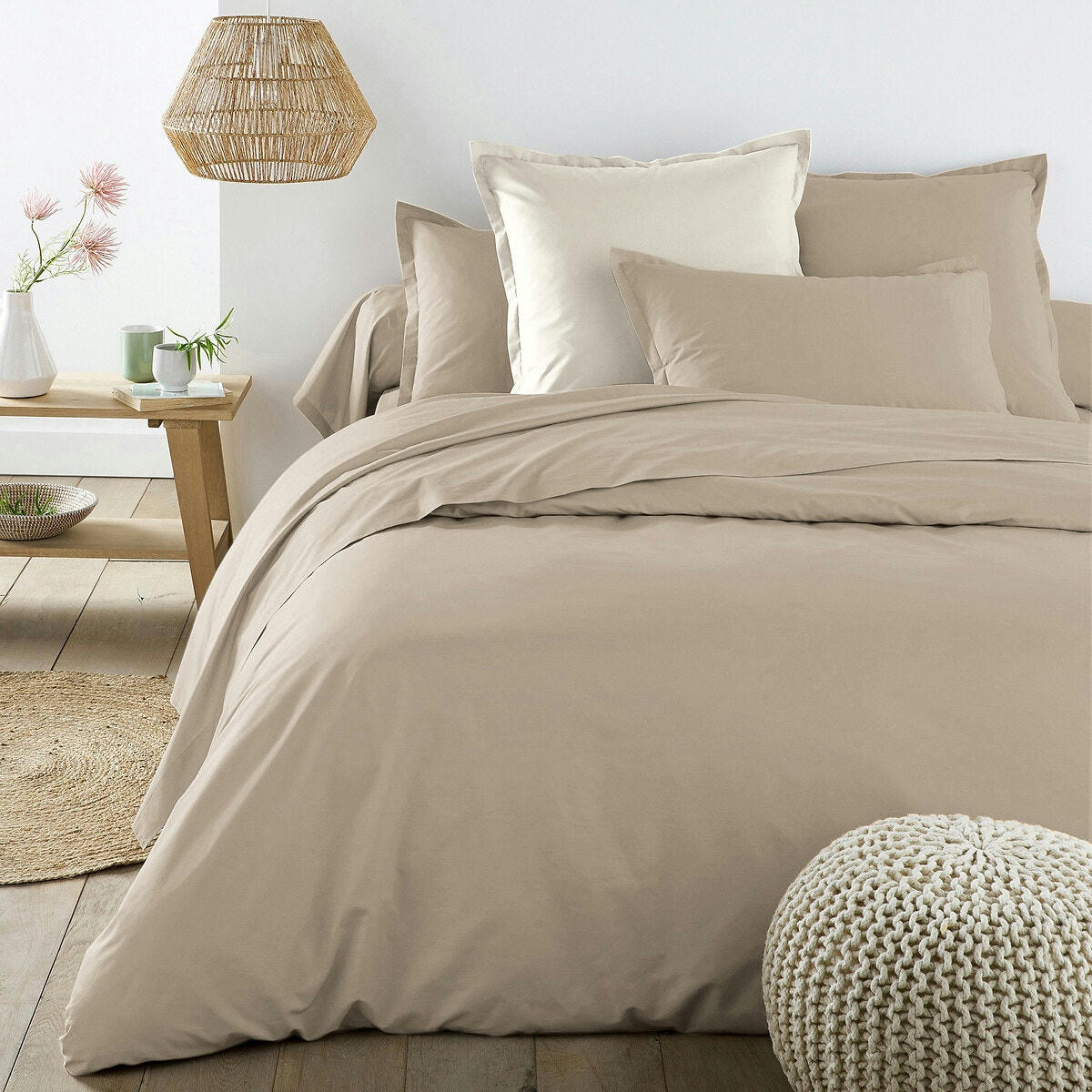 Taie de traversin percale de coton Scenario