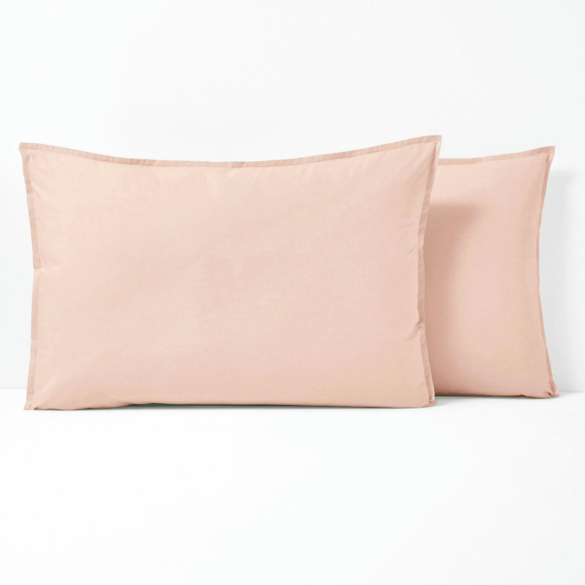 Taie d'oreiller unie percale de coton bio Scenario