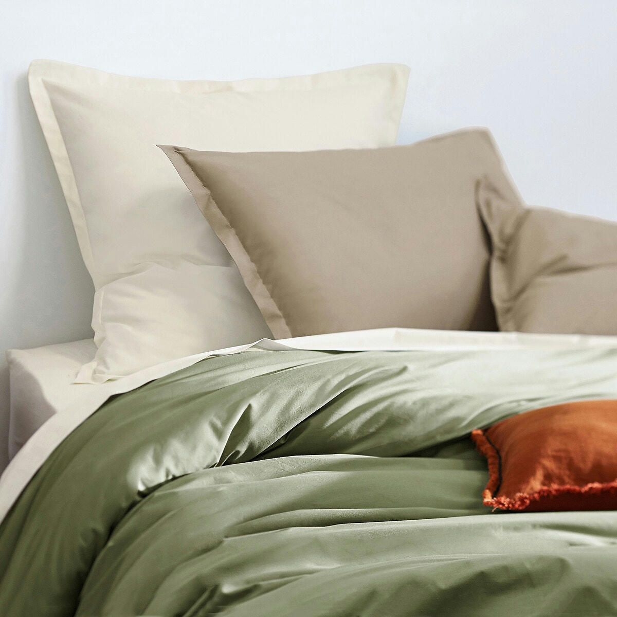 Taie de traversin percale de coton Scenario