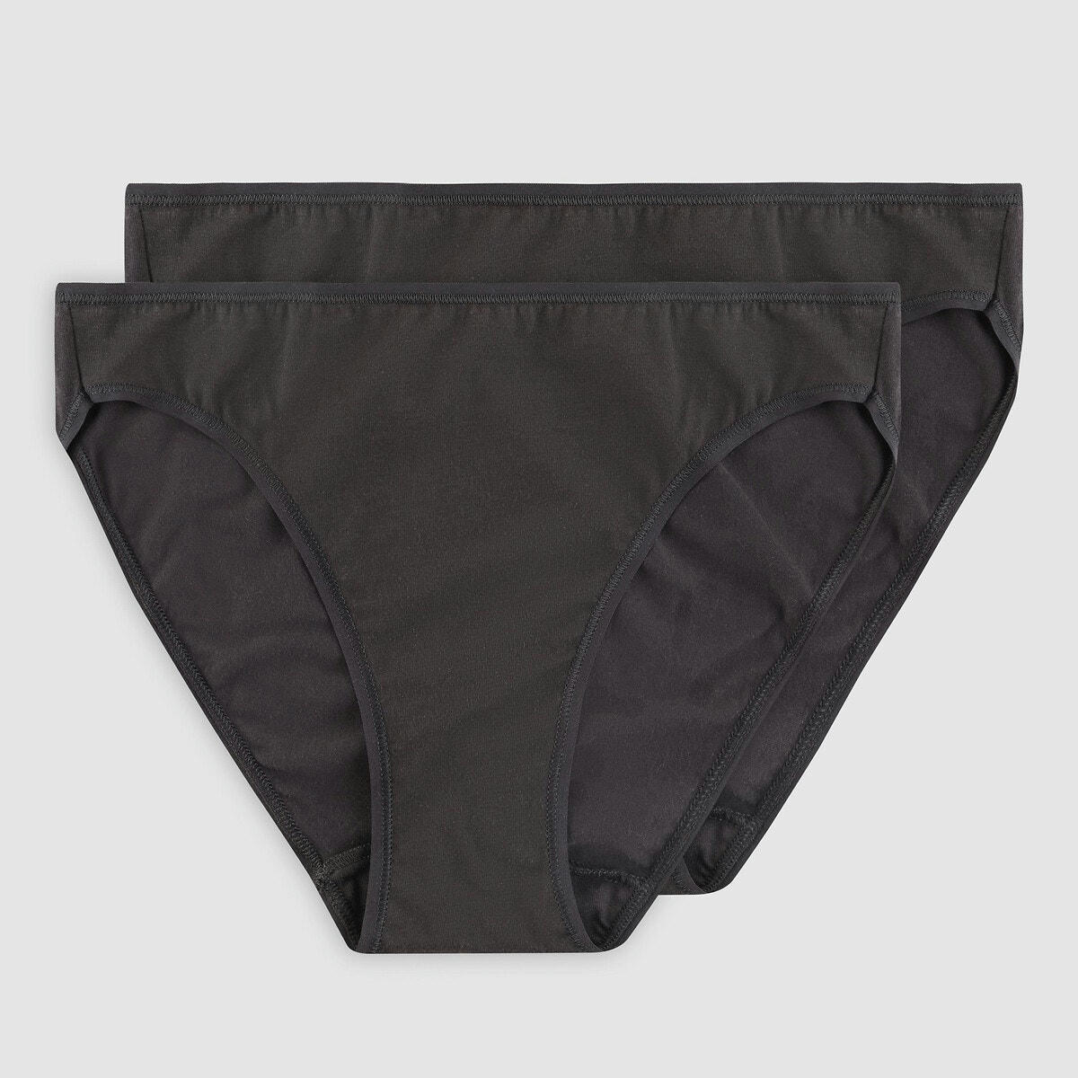 Lot de 3 + 1 gratuit slips midi en coton bio