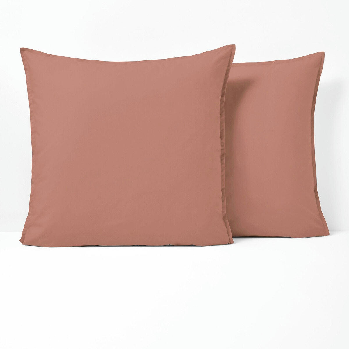 Taie d'oreiller unie percale de coton bio Scenario