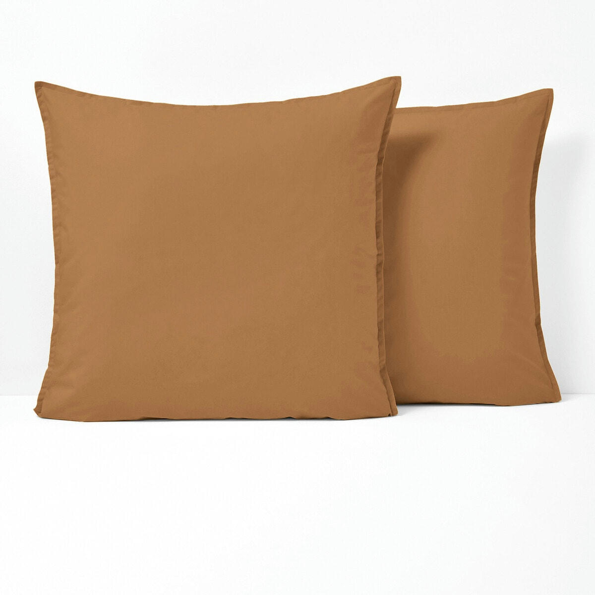 Taie d'oreiller unie percale de coton bio Scenario