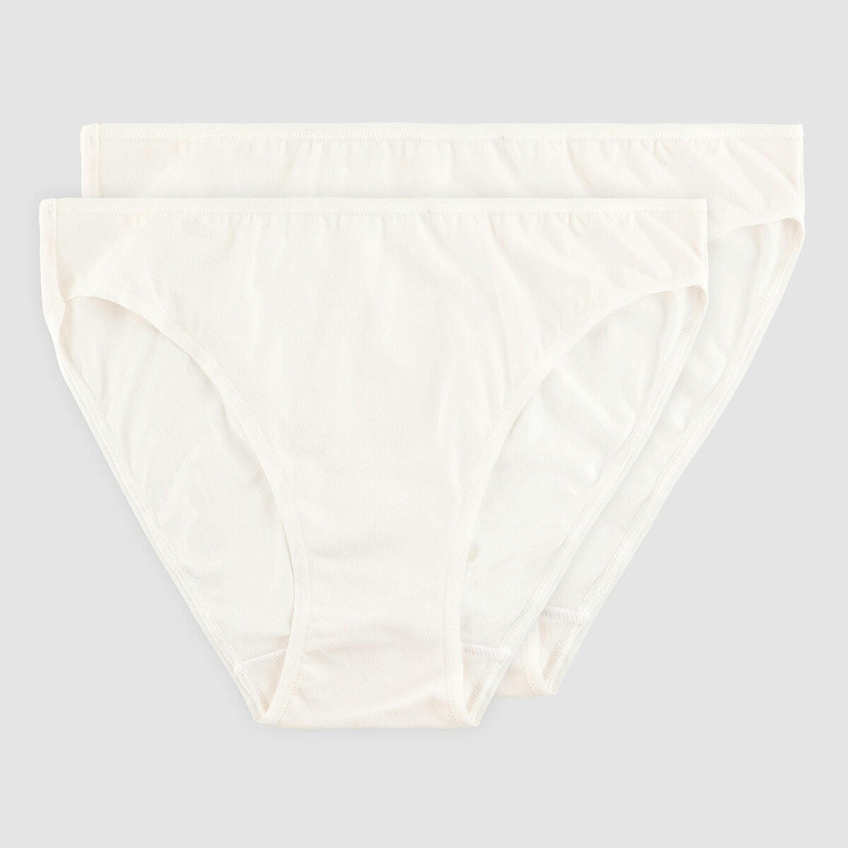 Lot de 3 + 1 gratuit slips midi en coton bio