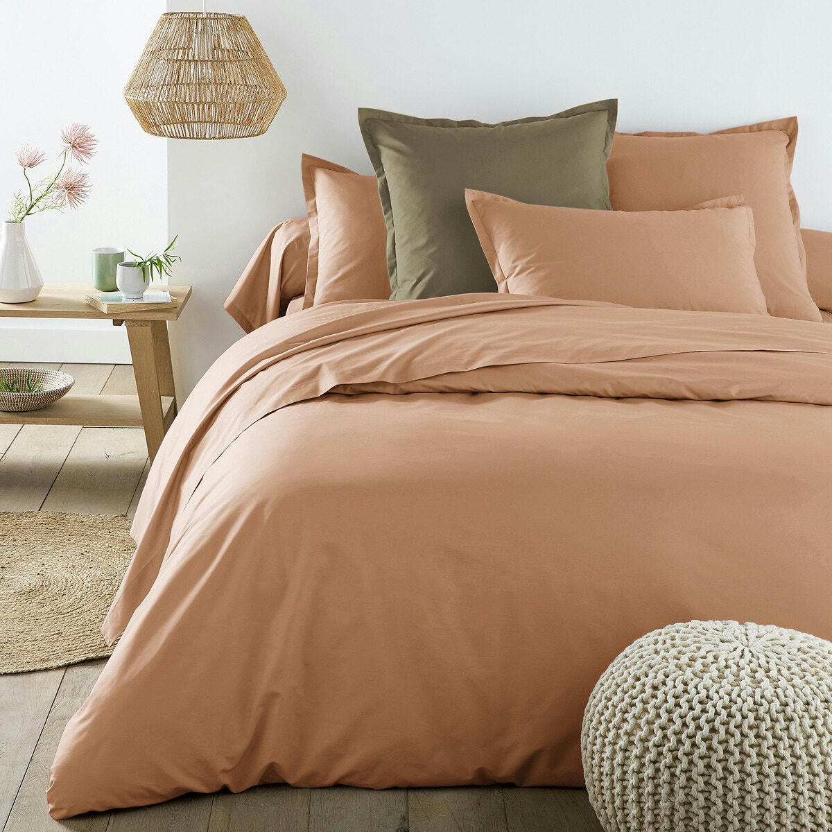 Taie de traversin percale de coton Scenario