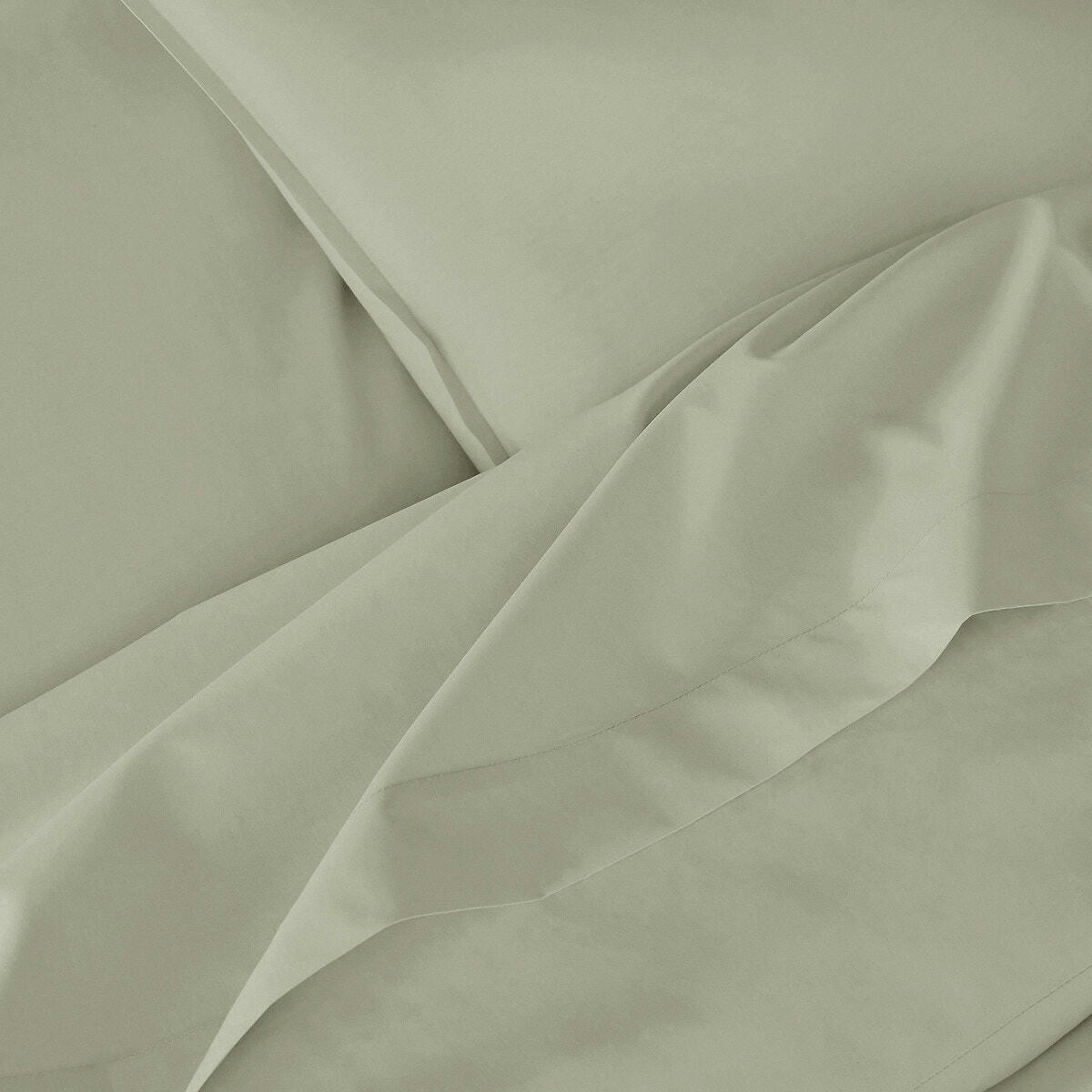 Taie d'oreiller unie percale de coton bio Scenario