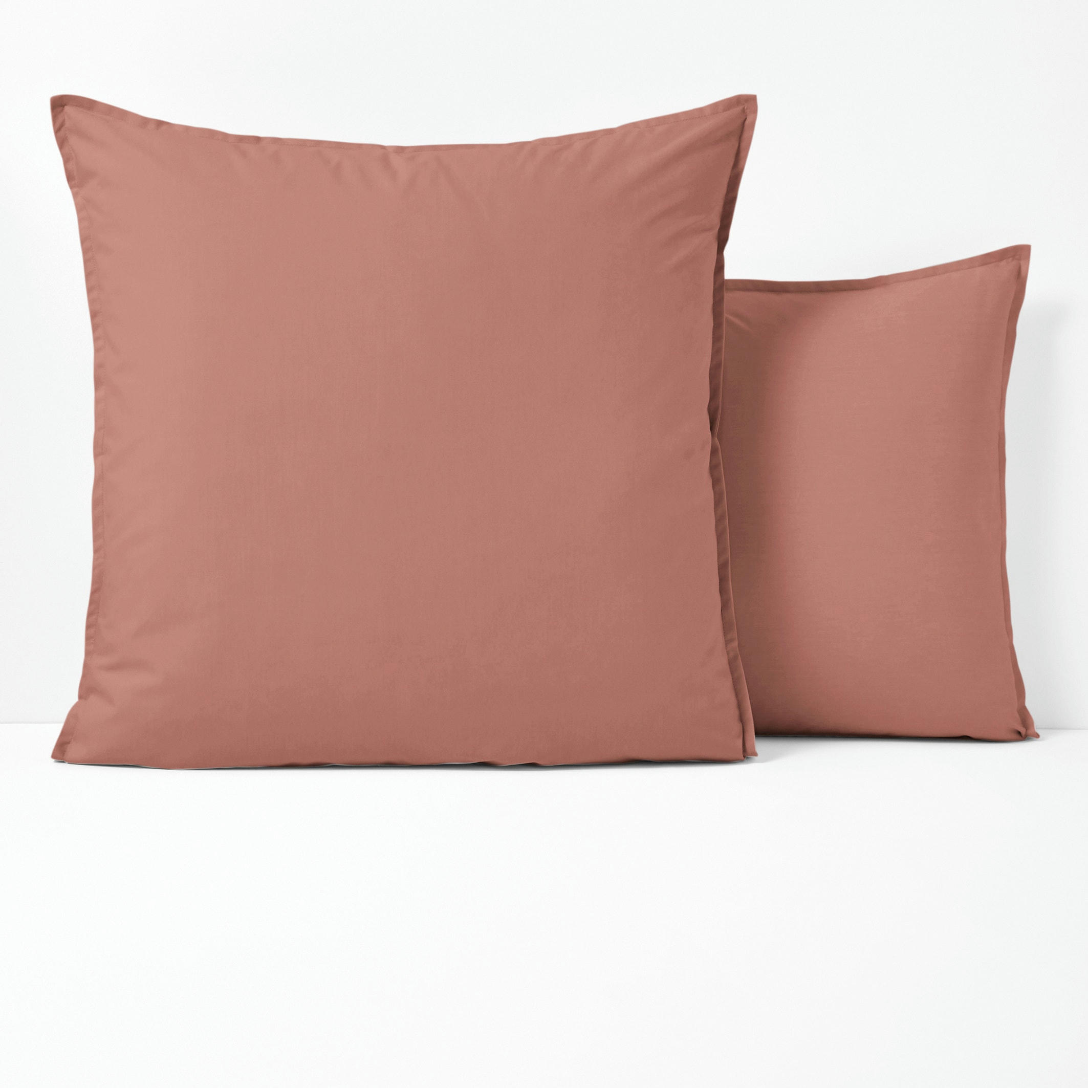 Taie d'oreiller unie percale de coton bio Scenario