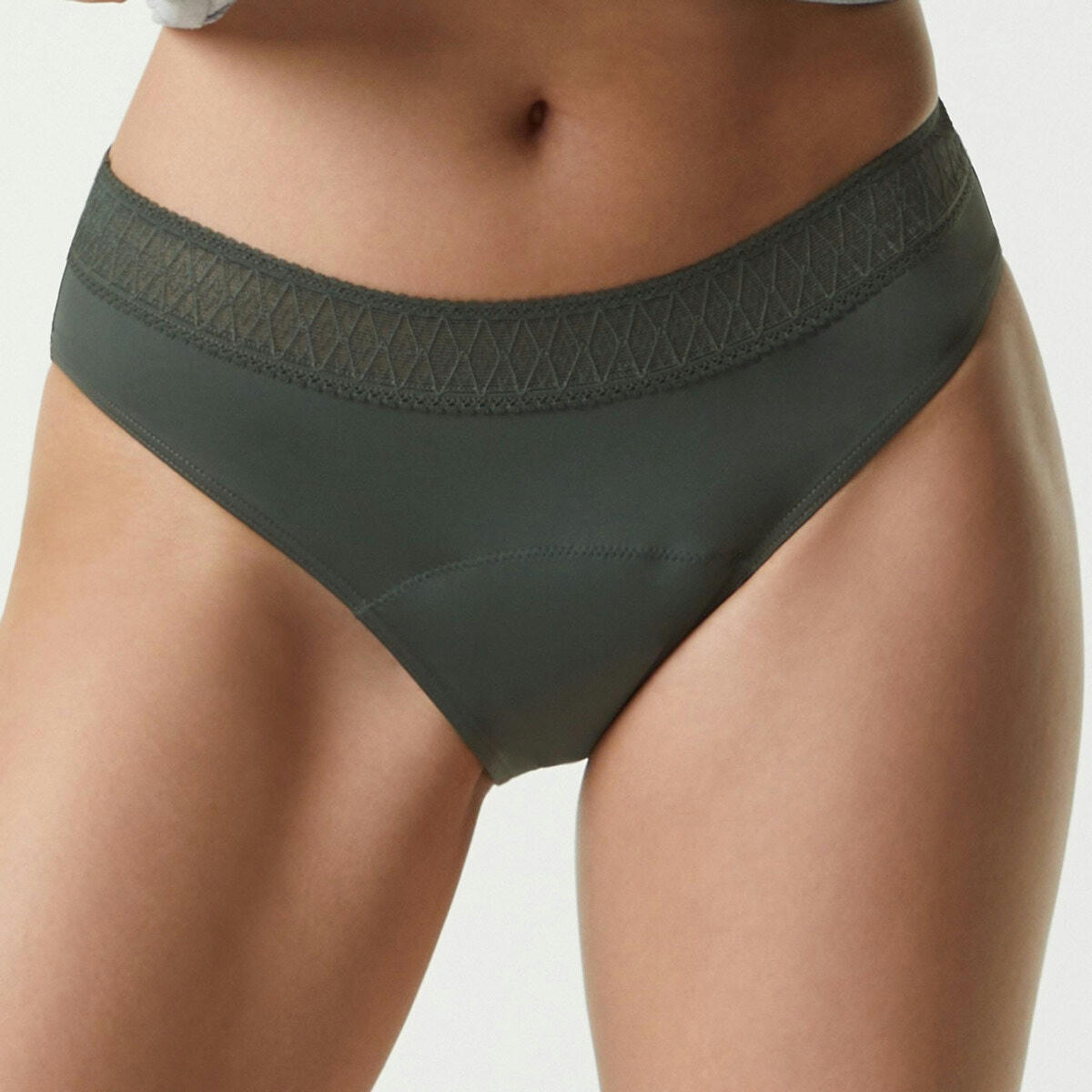 Slip menstruelle flux moyen A fleur de Peau