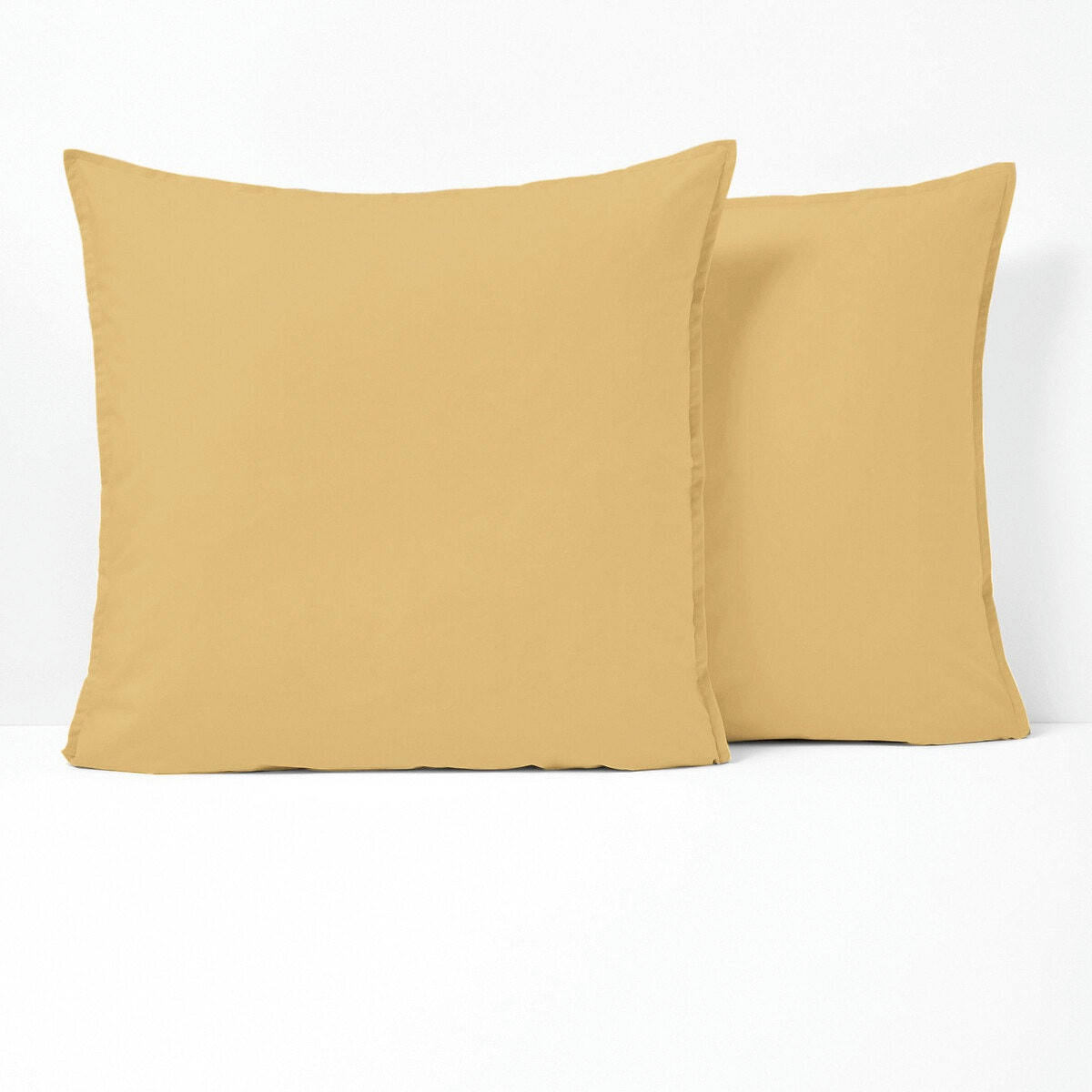 Taie d'oreiller unie percale de coton bio Scenario