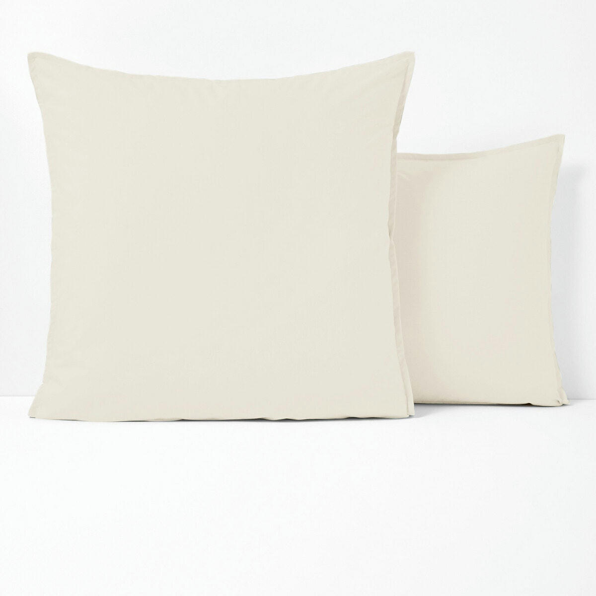 Taie d'oreiller unie percale de coton bio Scenario