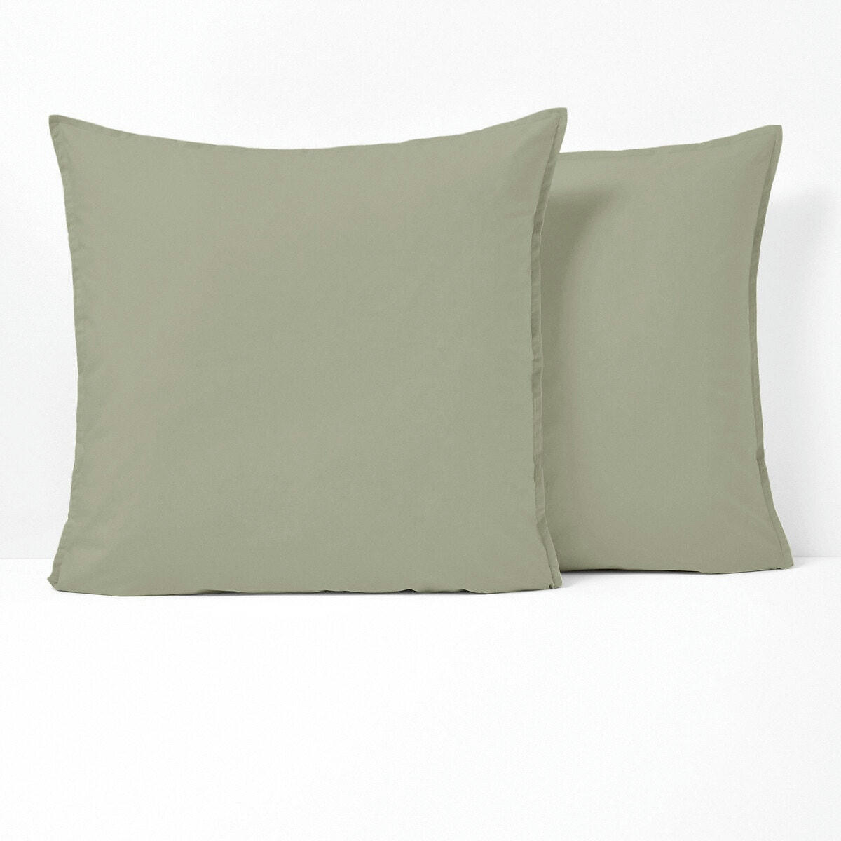 Taie d'oreiller unie percale de coton bio Scenario
