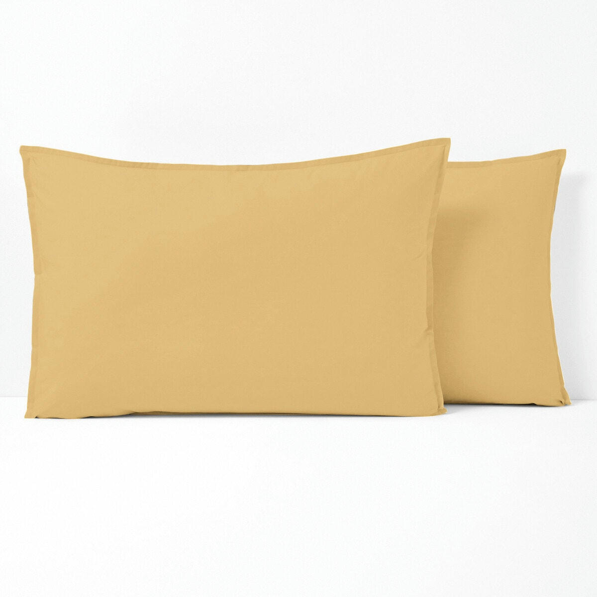 Taie d'oreiller unie percale de coton bio Scenario