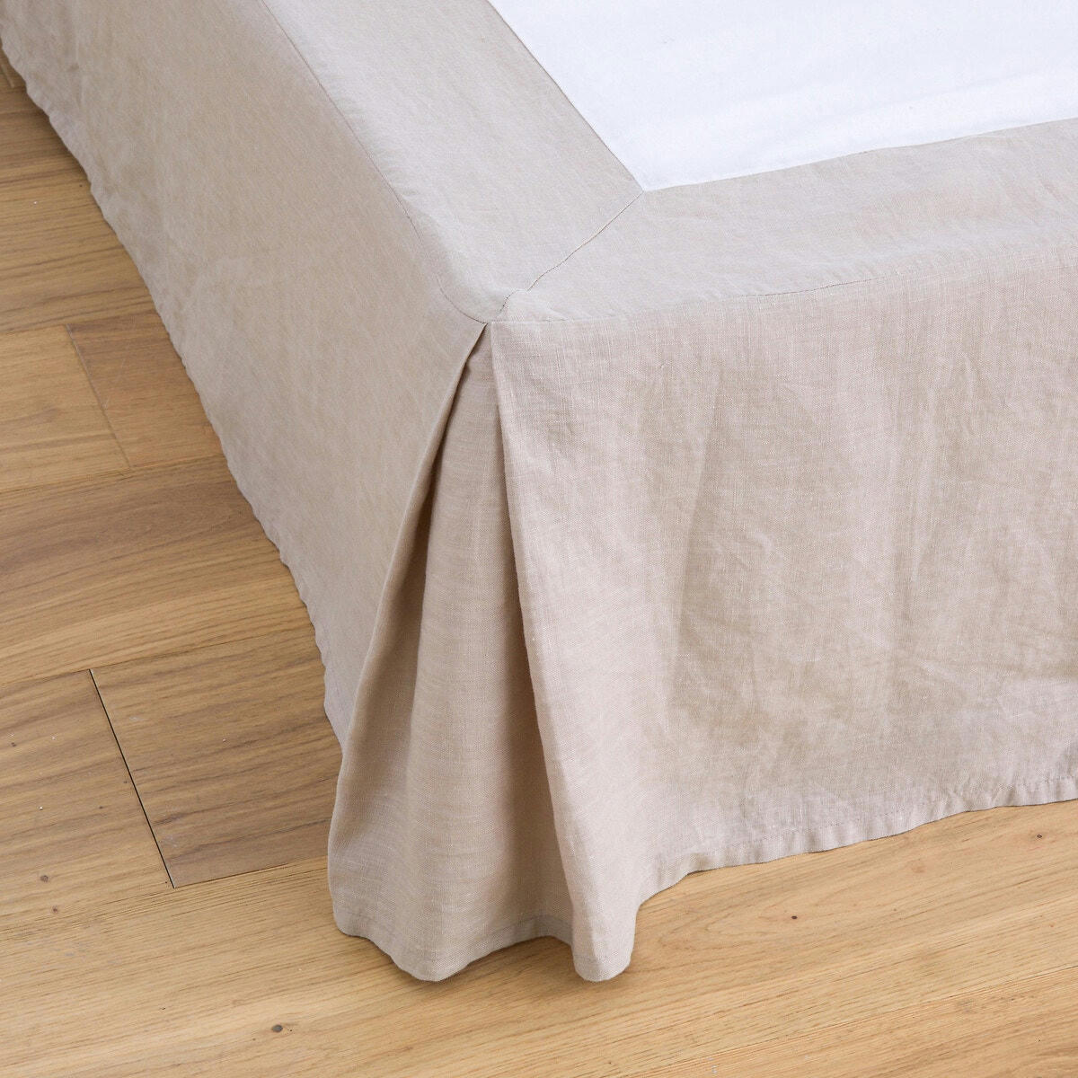 Cache-sommier en lin lavé, Abella