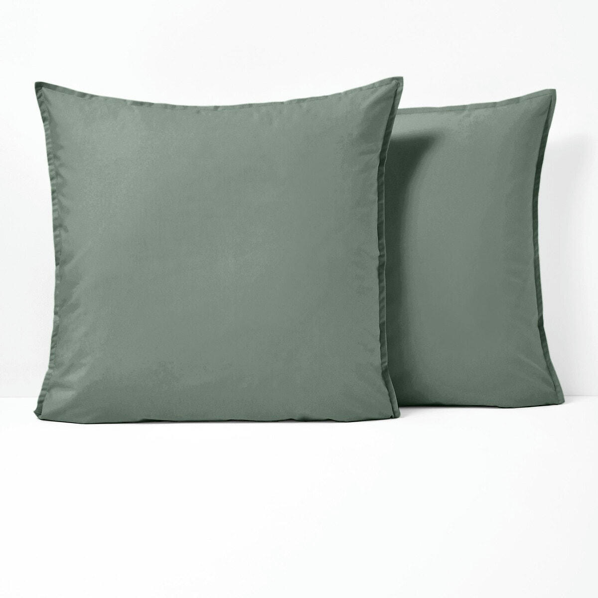 Taie d'oreiller unie percale de coton bio Scenario