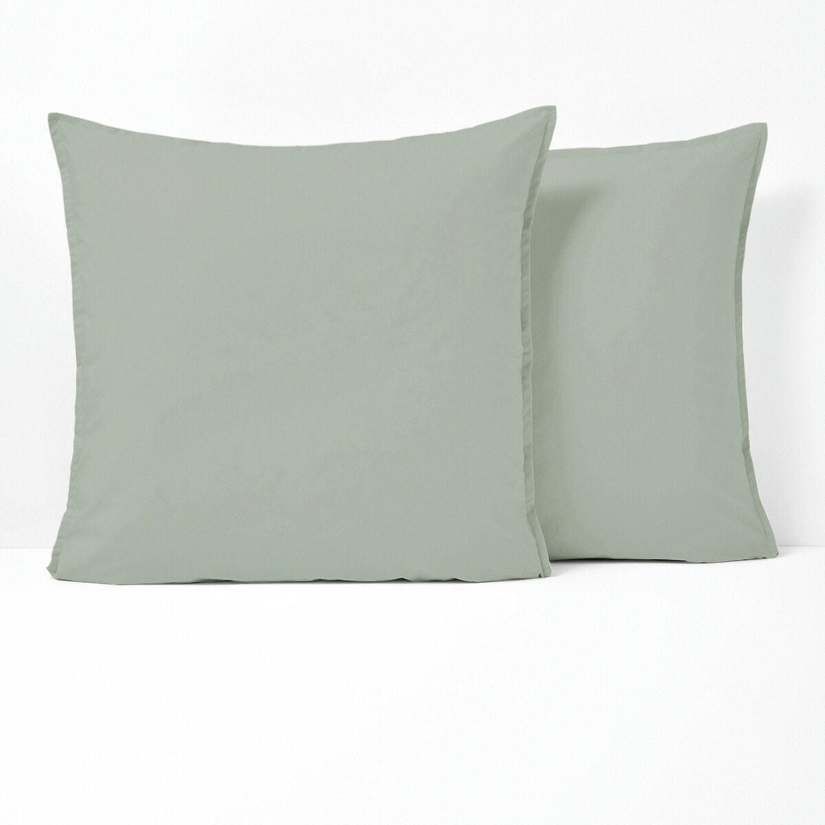 Taie d'oreiller unie percale de coton bio Scenario