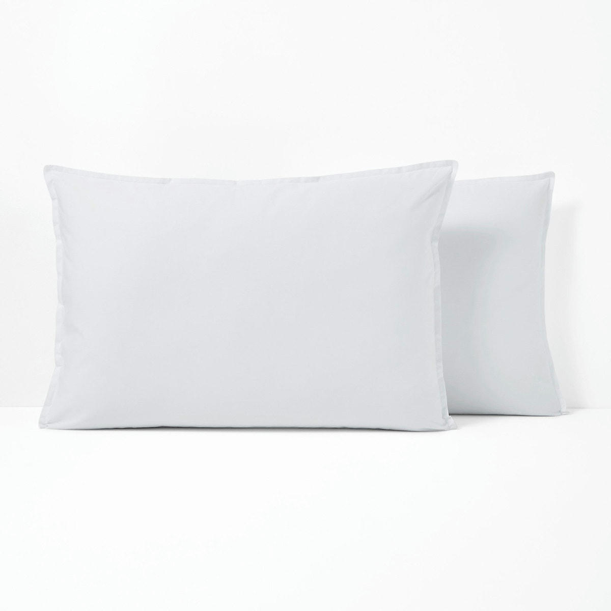 Taie d'oreiller unie percale de coton bio Scenario
