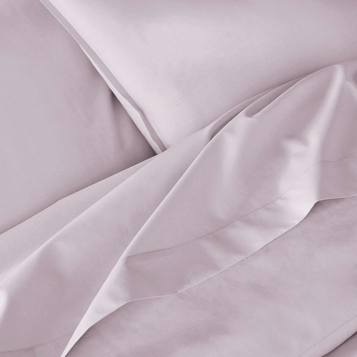 Taie d'oreiller unie percale de coton bio Scenario