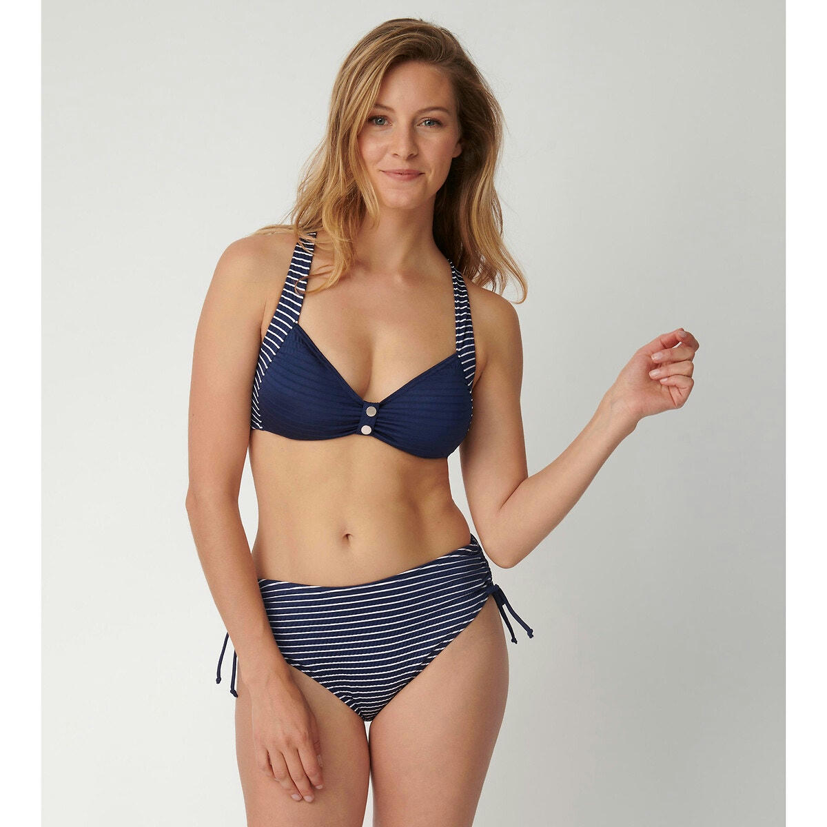 Haut de maillot de bain ampliforme Nautical