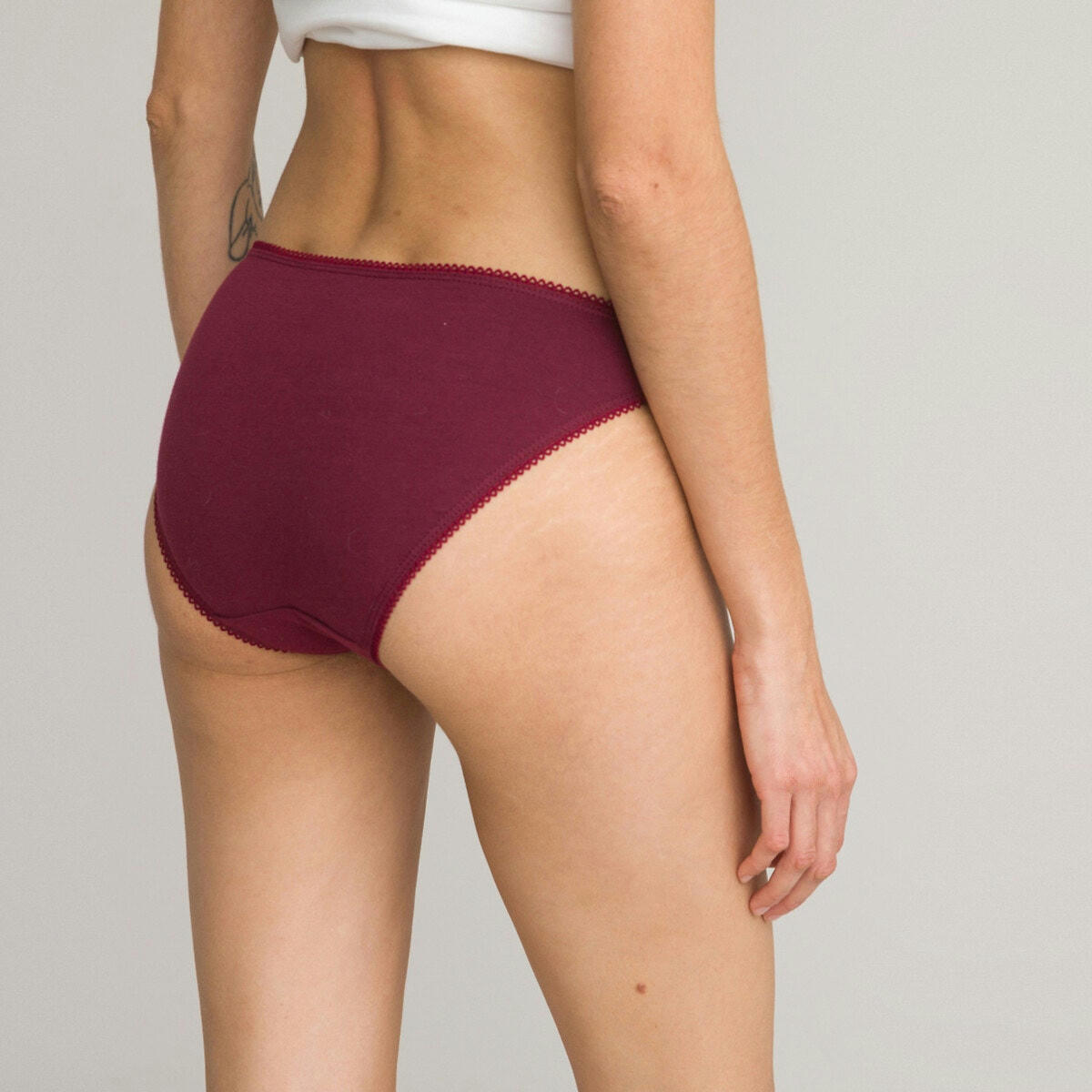 Lot de 7 slips unis en coton extensible