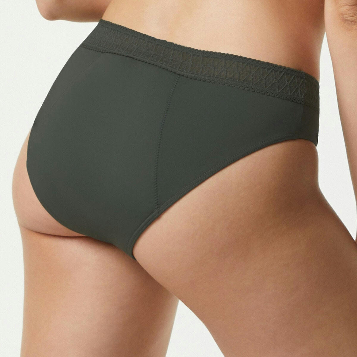 Slip menstruelle flux moyen A fleur de Peau