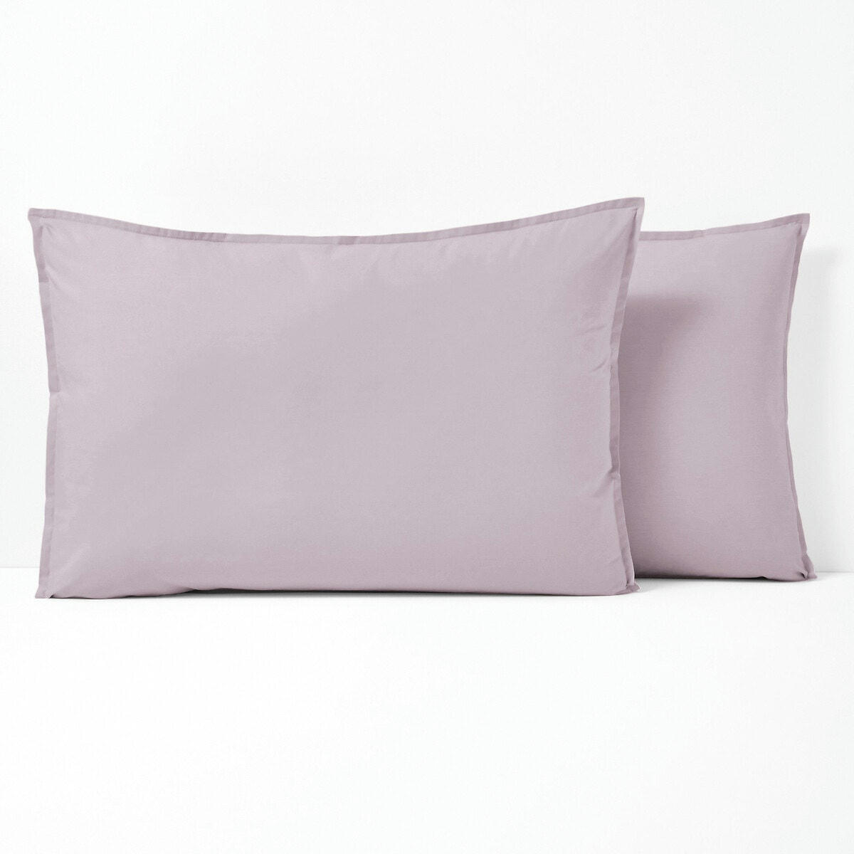 Taie d'oreiller unie percale de coton bio Scenario