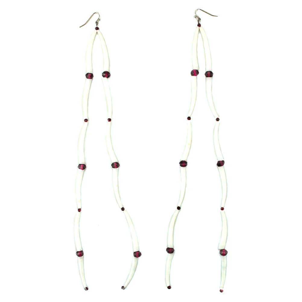 Crystal Behn Dentalium Earrings