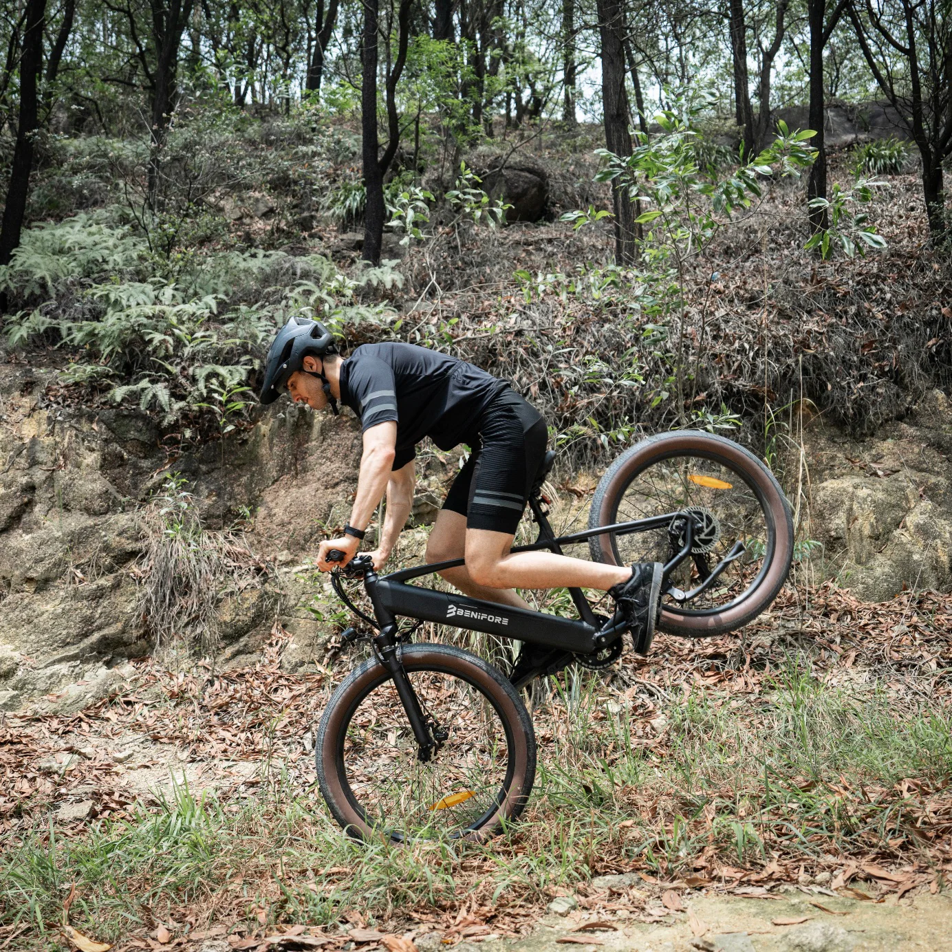 Luckeep C26 All-Terrain Electric Bike | 28MPH, 60 Miles Range, Hydraulic Suspension, Fat Tire Ebike