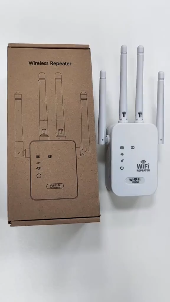 WiFi Extender 2025, 1200Mbps Dual Band (5GHz/2.4GHz) Signal Booster, Covers 10,000 sq. ft & 50 Devices, Repeater with Ethernet Port for Home, Gifts