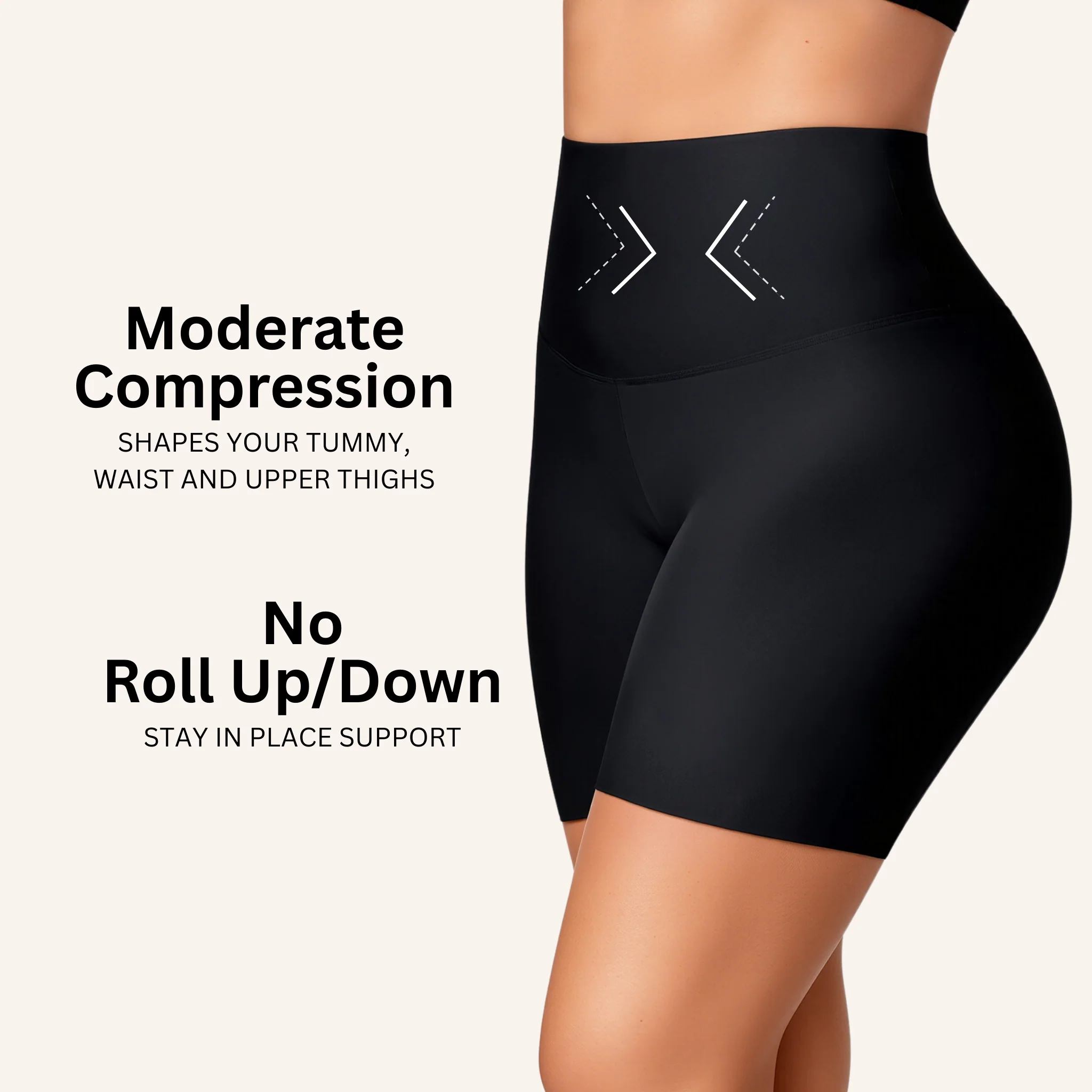 Anti-Roll Shaper Shorts