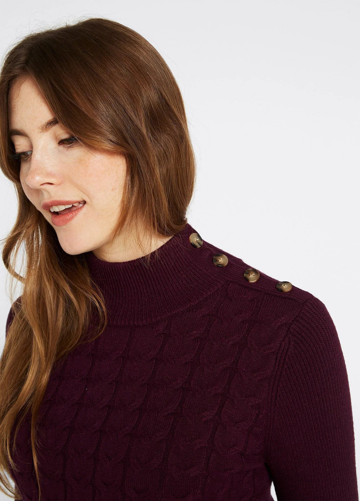 Claremont Women's Sweater - Ox Blood