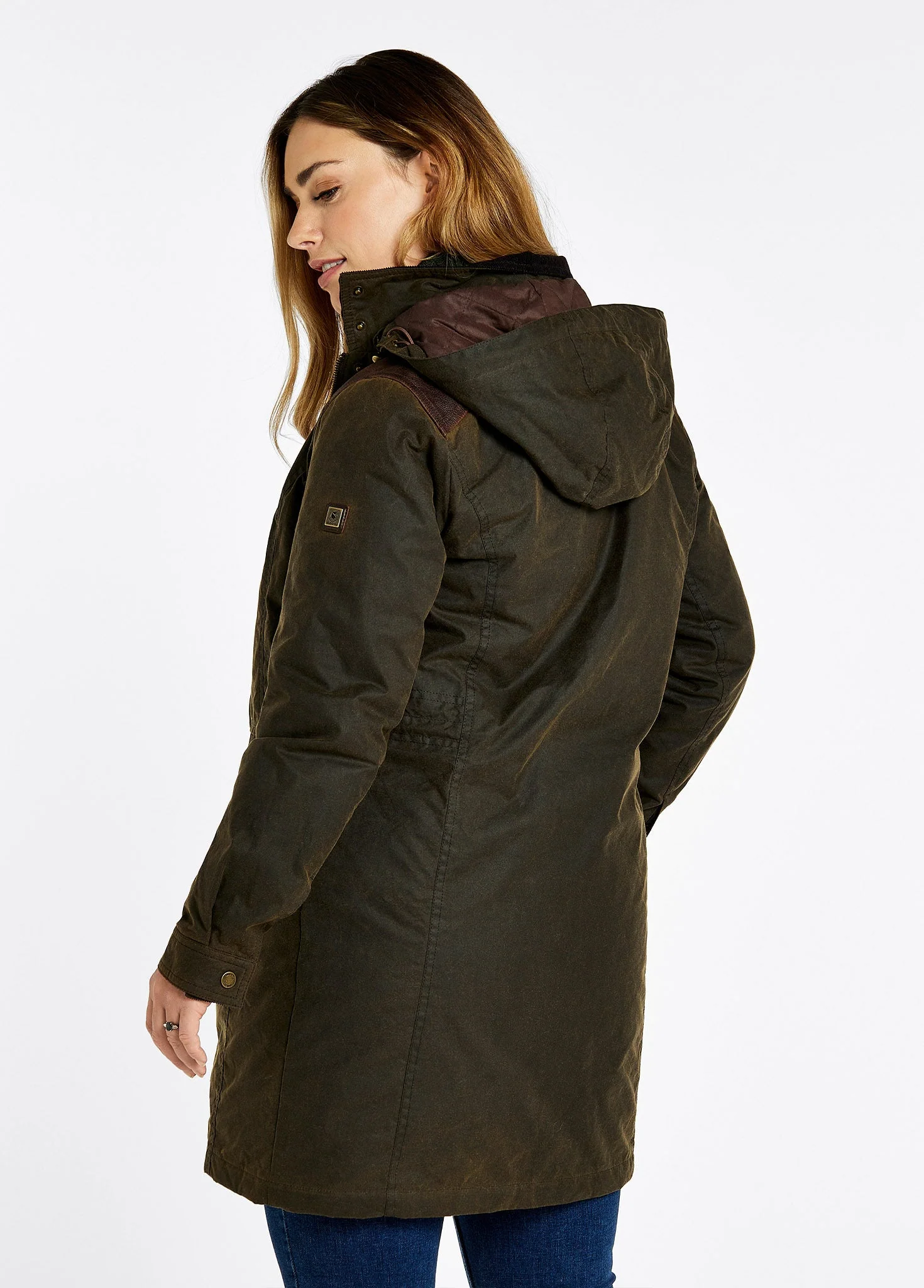 Blacklion Ladies Waxed Cotton Jacket - Olive