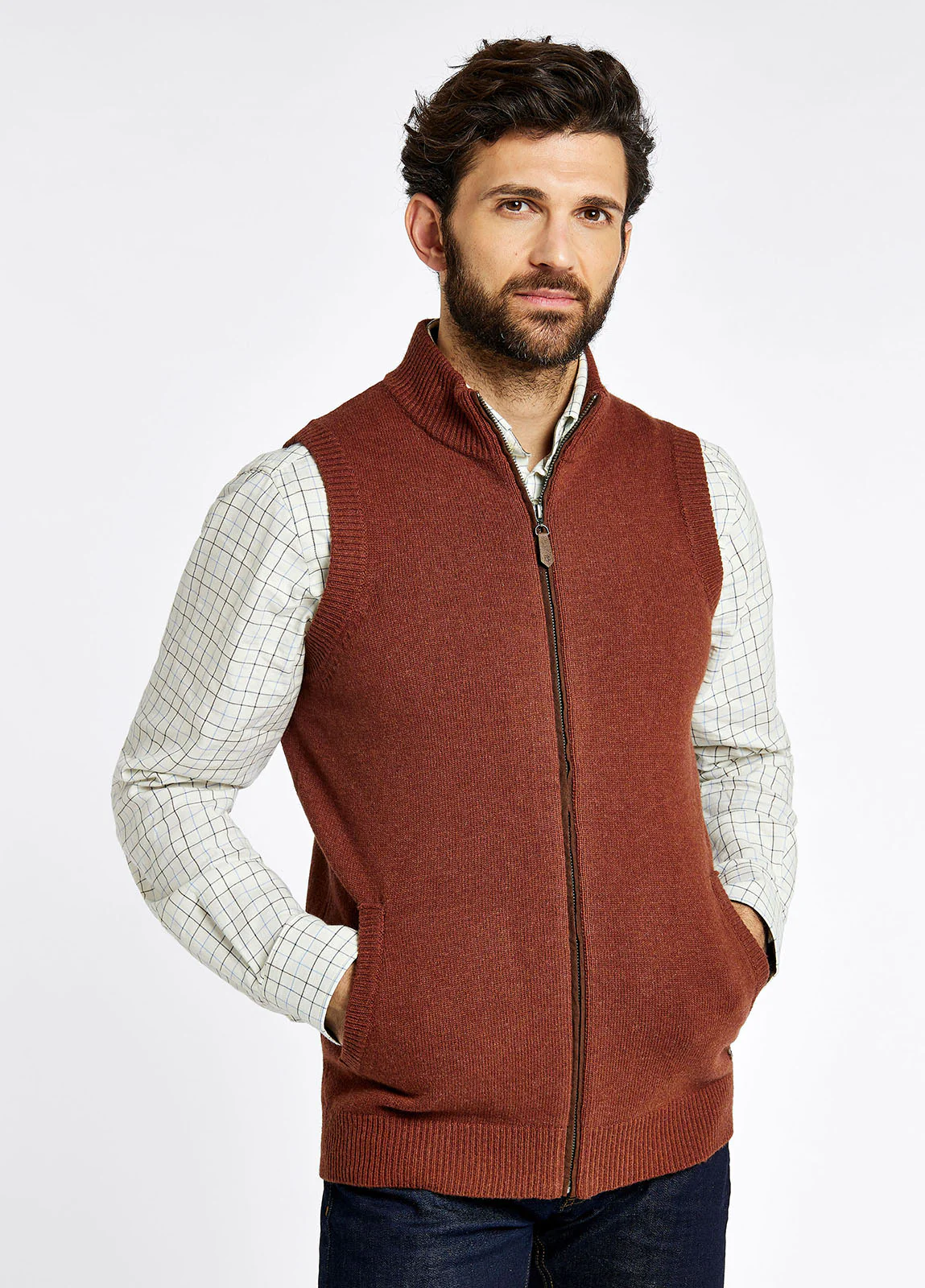 Upperwood Men's Bodywarmer - Russett - Sample