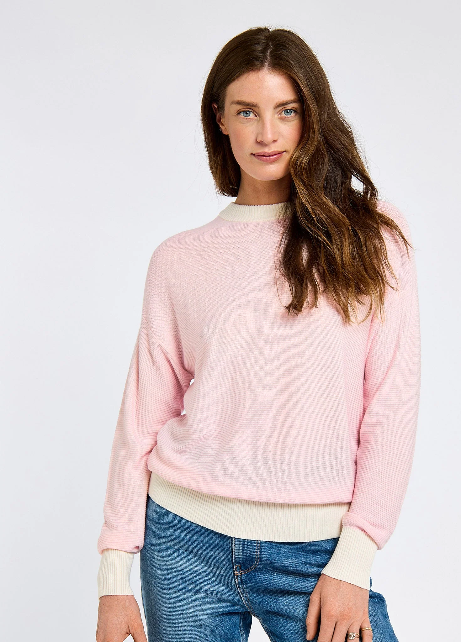Carrick Ladies' bamboo blend sweater - Pink
