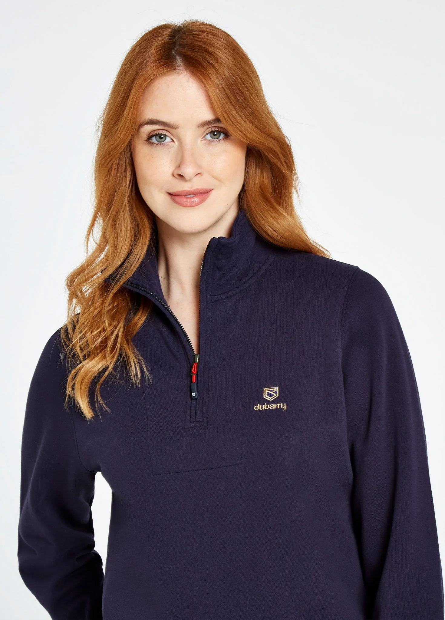 Castlemartyr Women's Quarter Zip Sweatshirt - Navy
