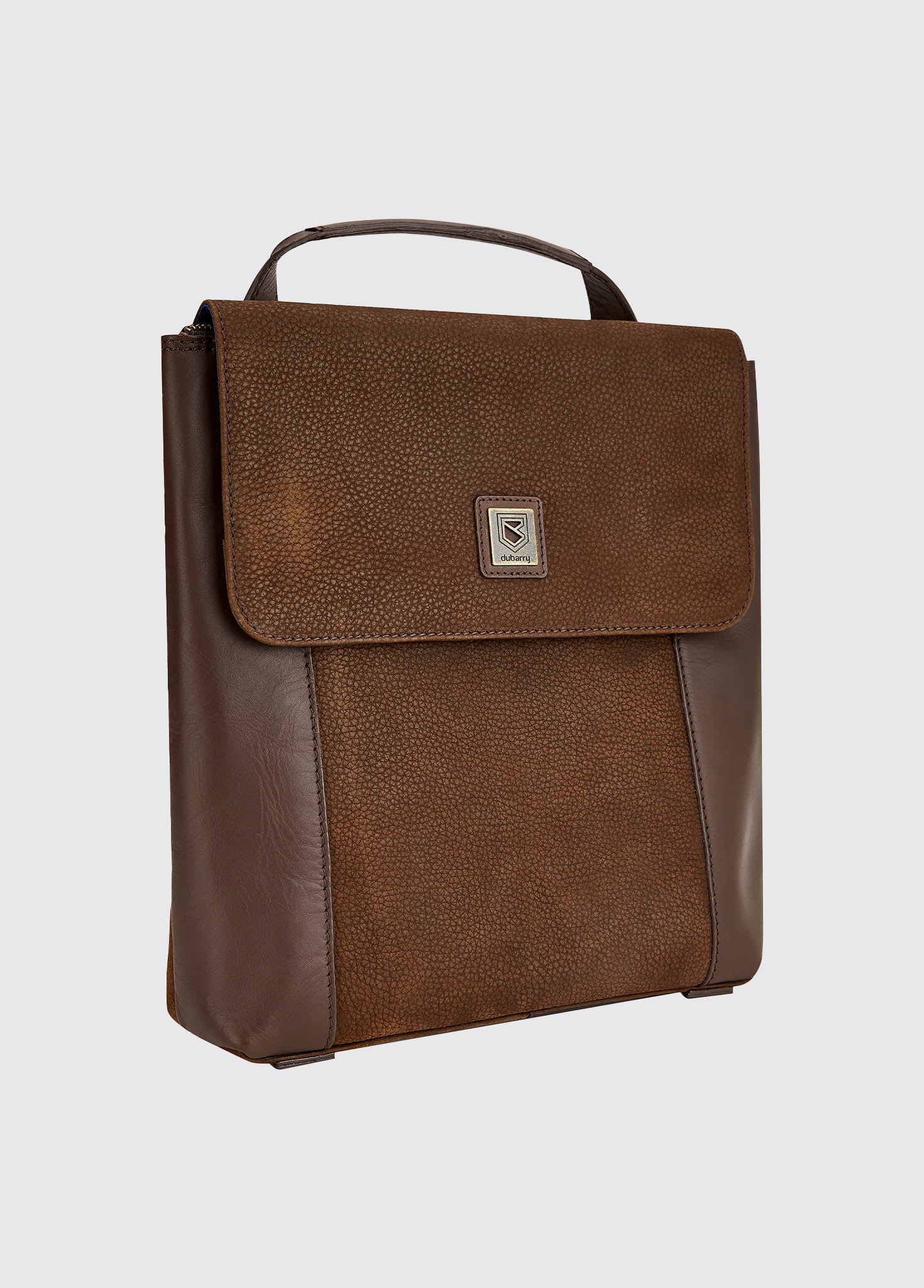 Dingle Convertible Leather Backpack - Walnut