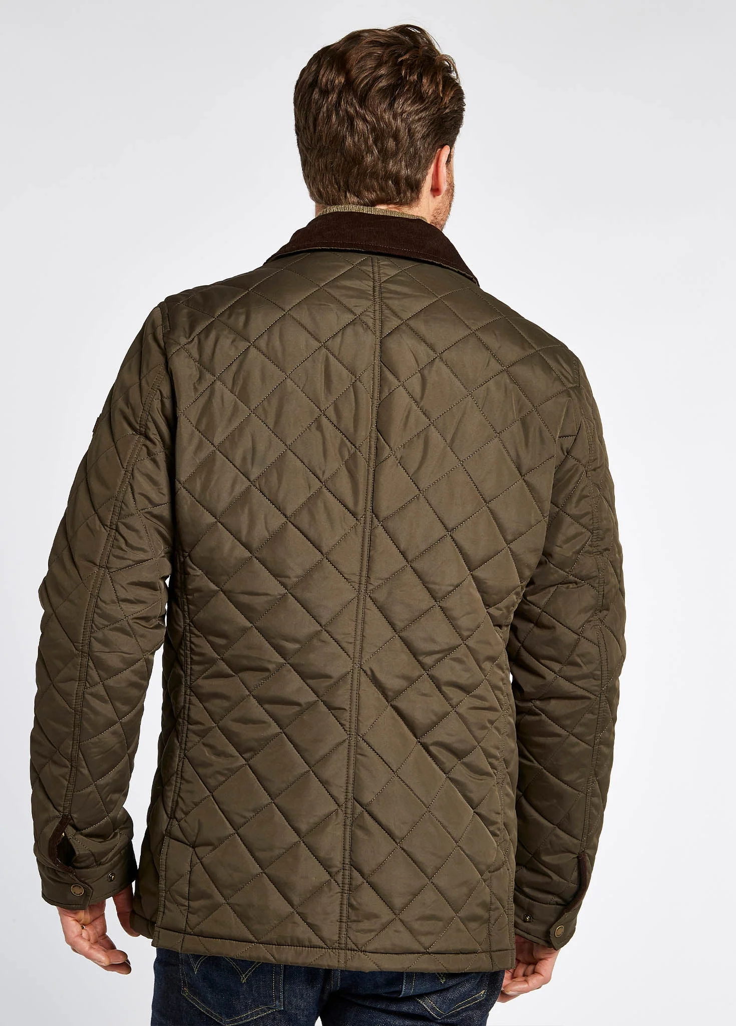 Mountusher Men's Quilted Jacket - Olive