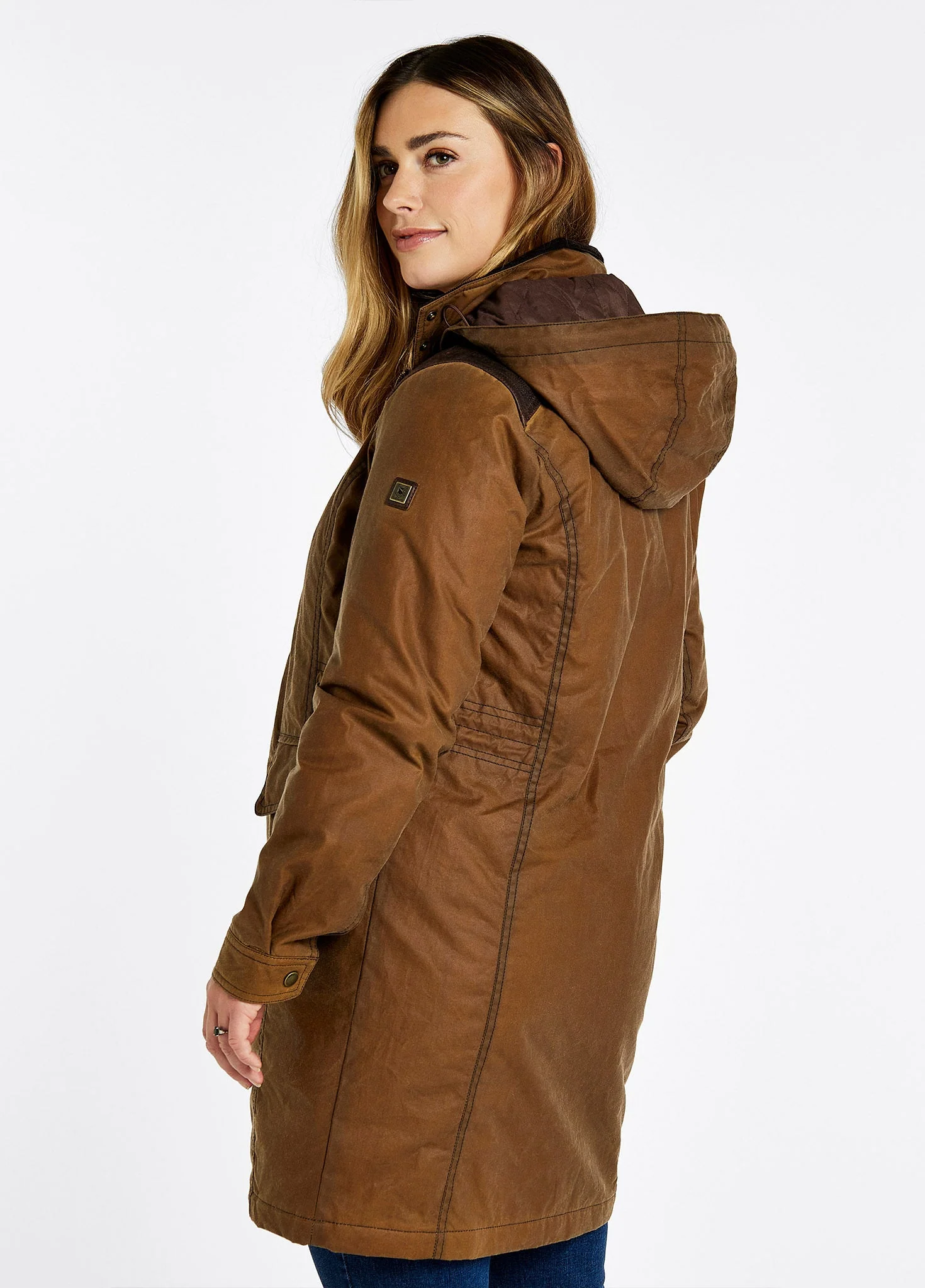 Blacklion Ladies Waxed Cotton Jacket - Cigar