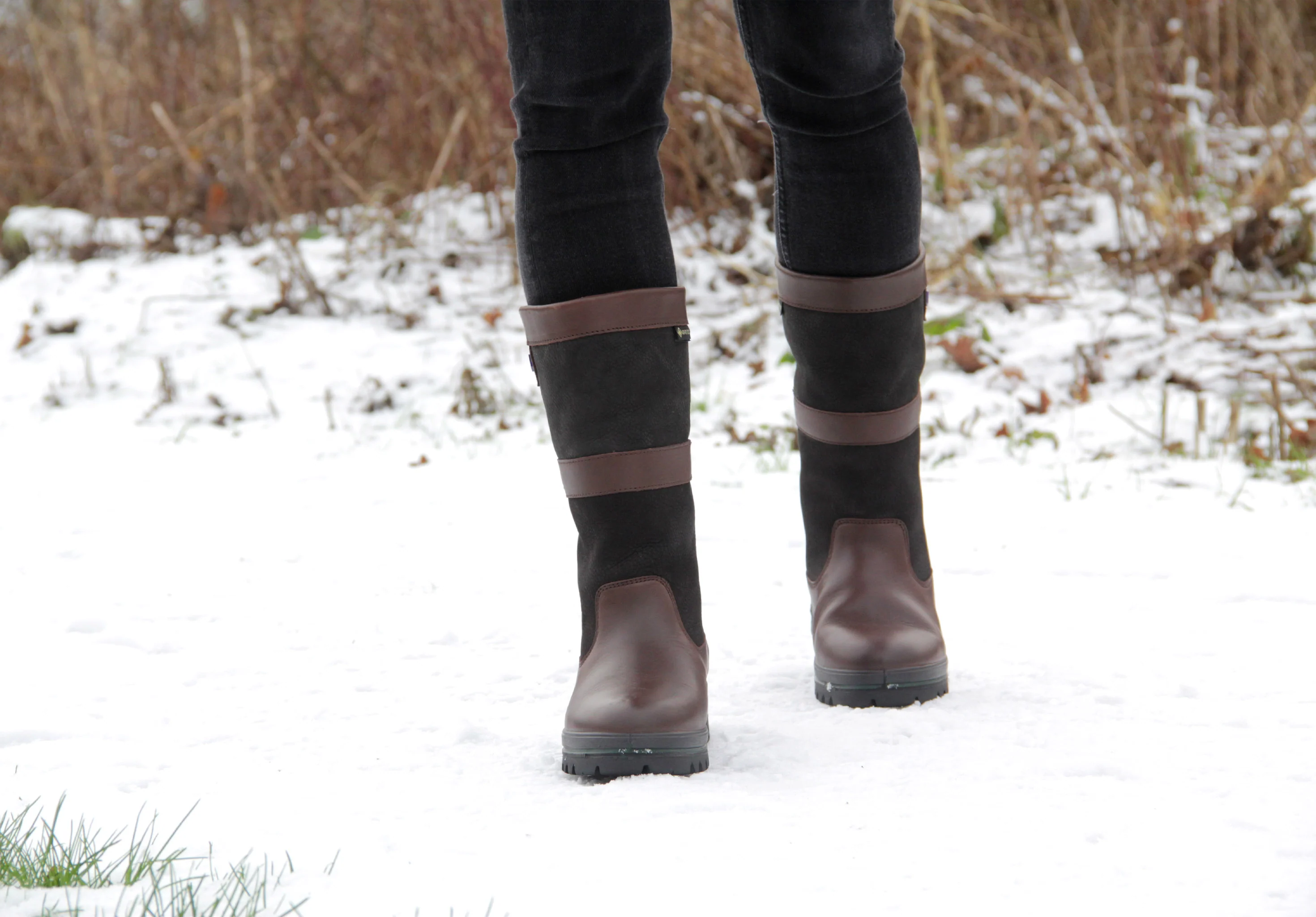 Donegal Ladies Insulated Country Boot - Black/Brown