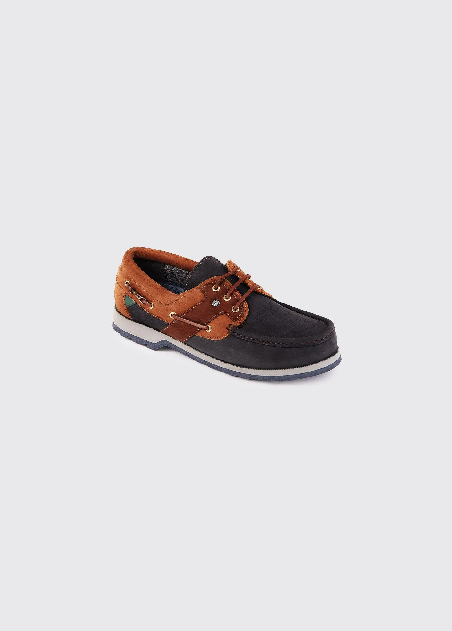 Clipper Boat Shoe - Navy/Brown