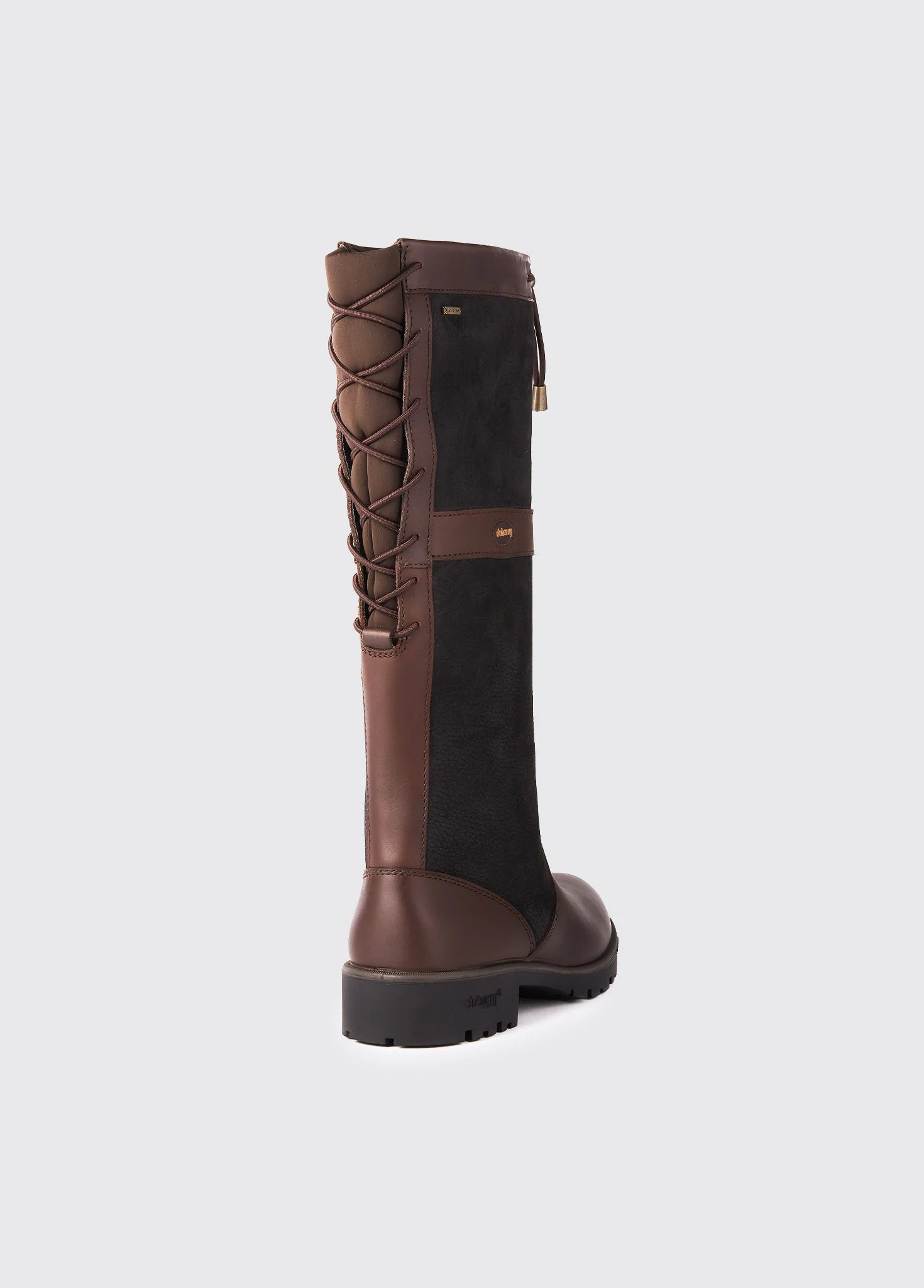 Glanmire Ladies Adjustable Calf Country Boot - Black/Brown