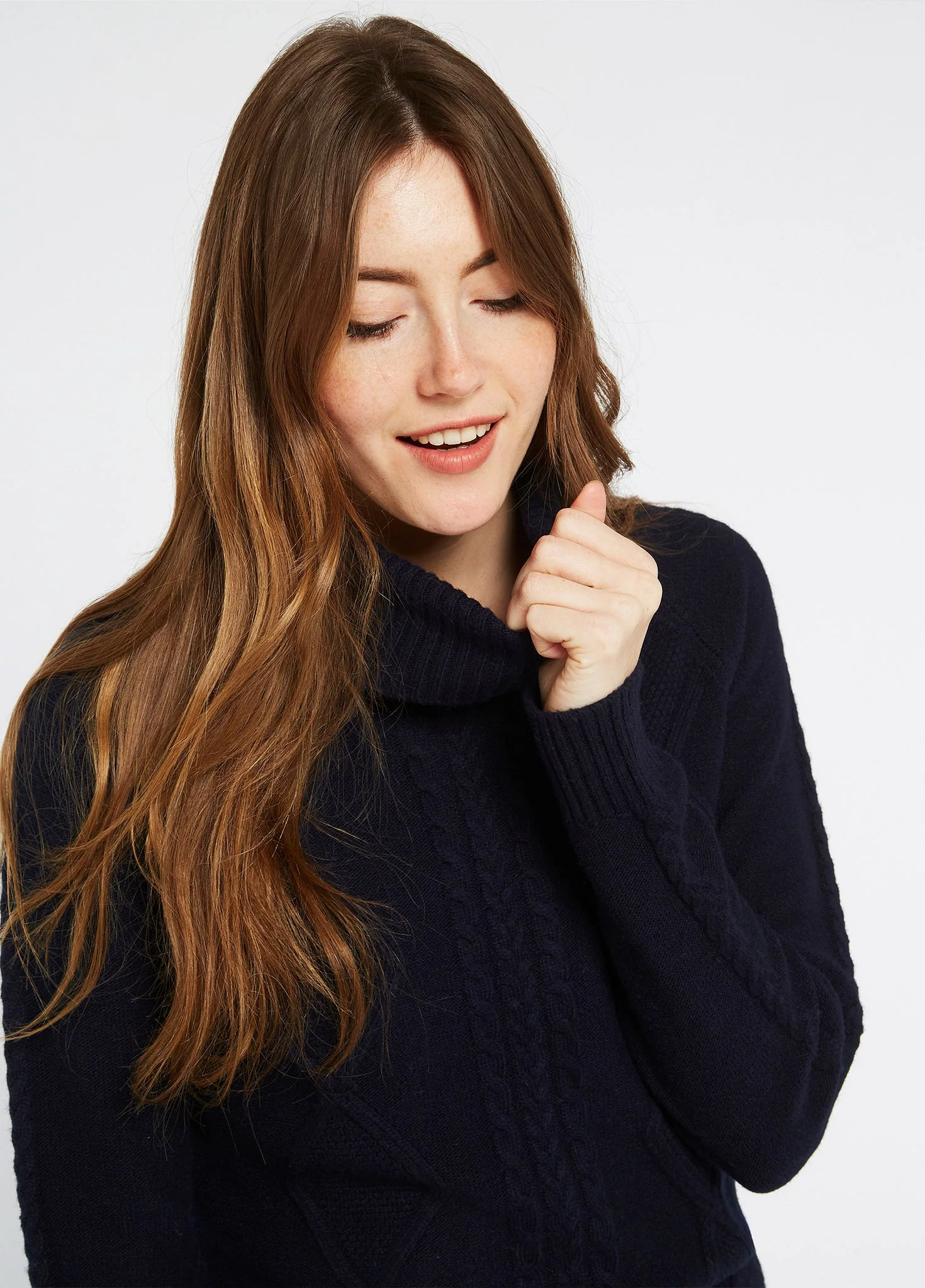 Kirkwood Women's Chunky Sweater - Navy