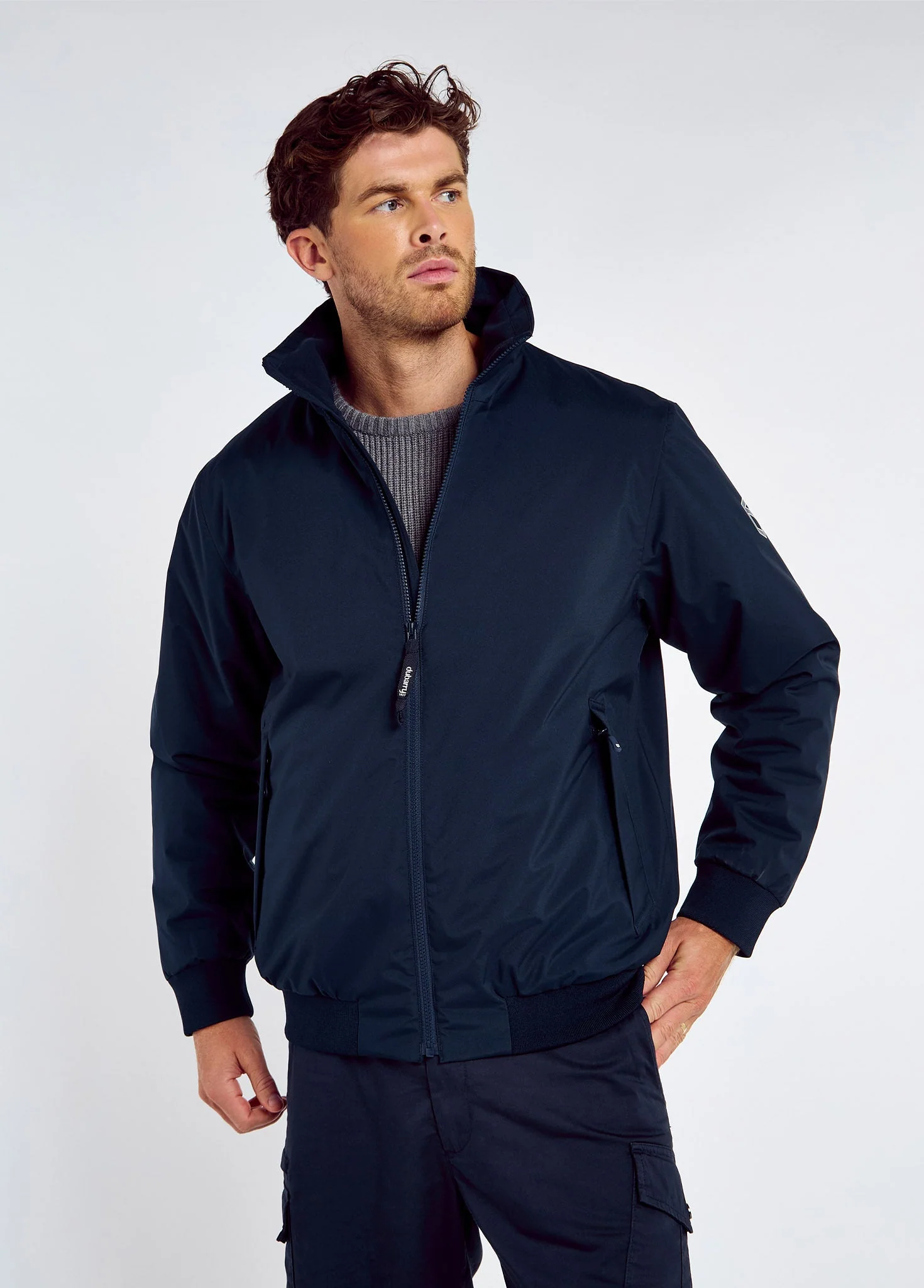 Starboard Men's Waterproof Blouson Jacket- Navy