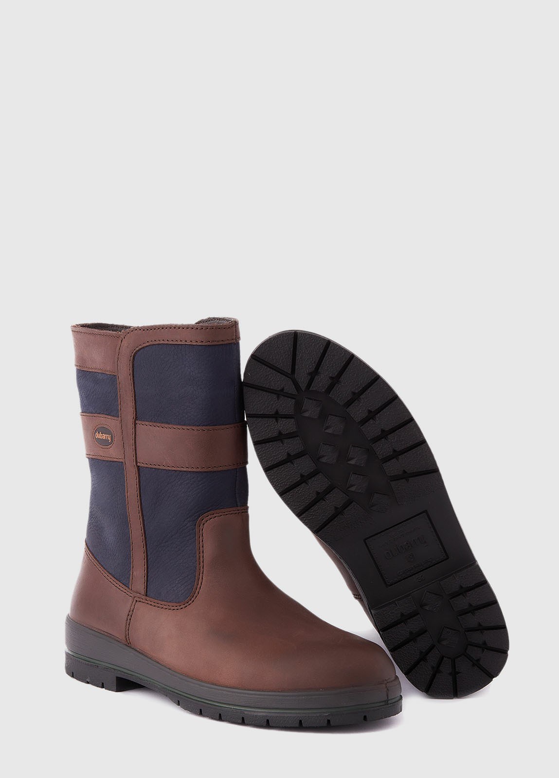 Dubarry Roscommon Men's Galway Boots Navy / Brown