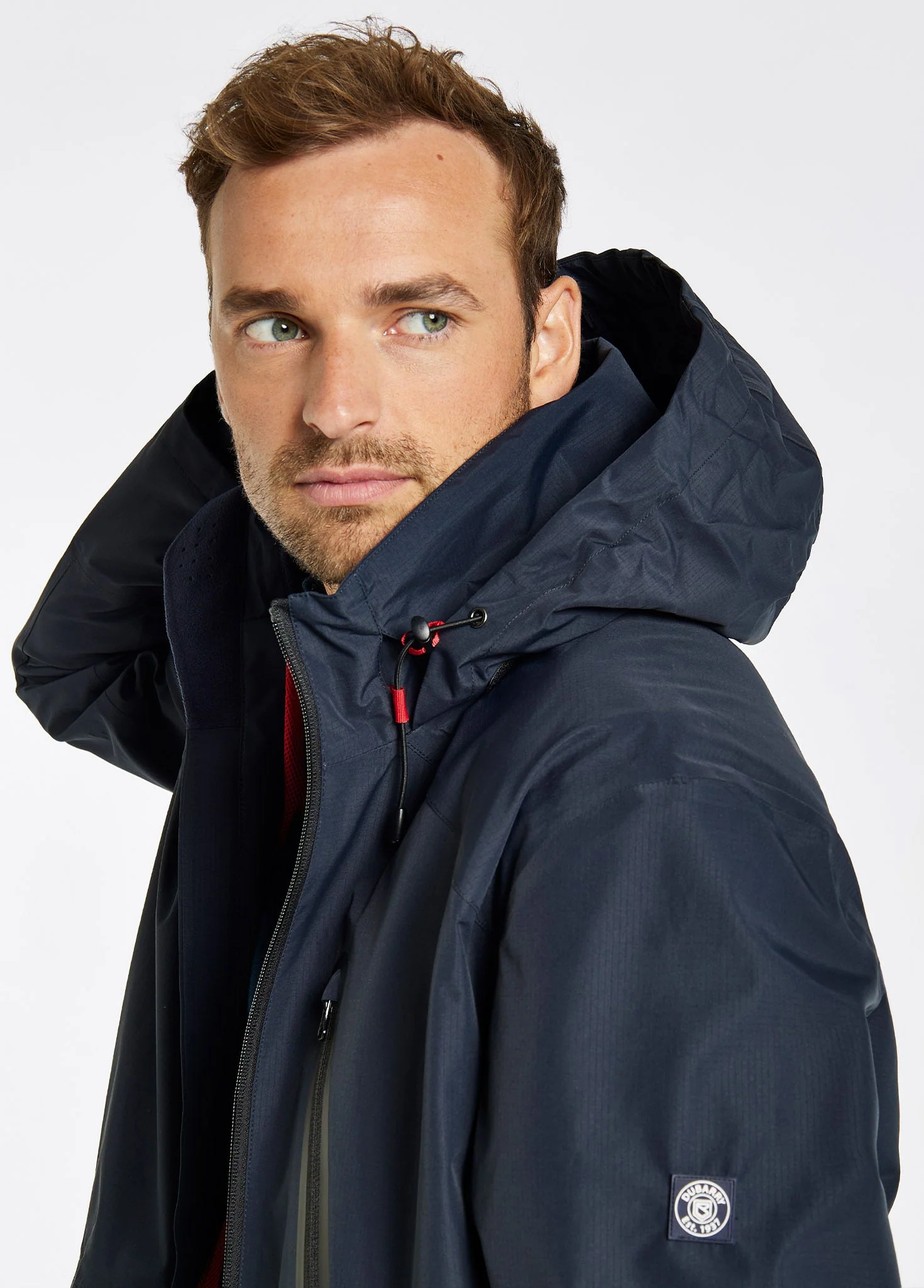 Crossbarry Men's Waterproof Jacket - Navy