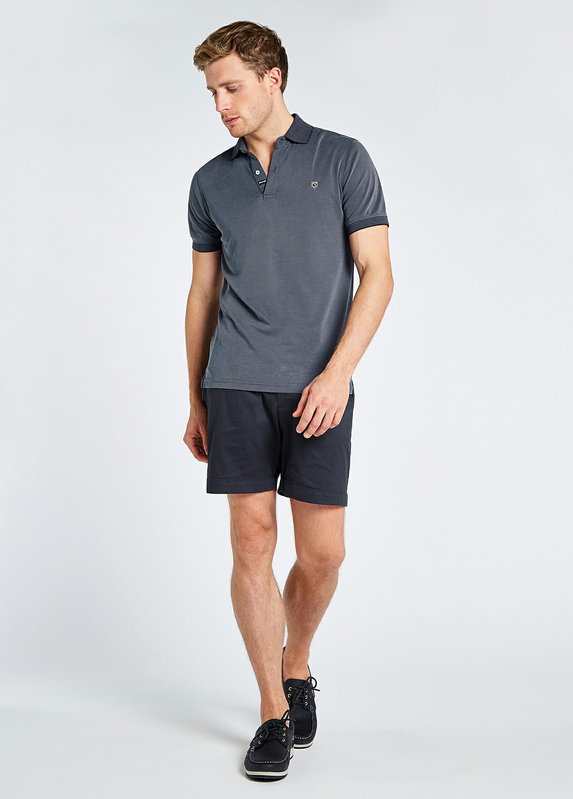 Dubarry Sweeney Men's Polo Shirts Blue