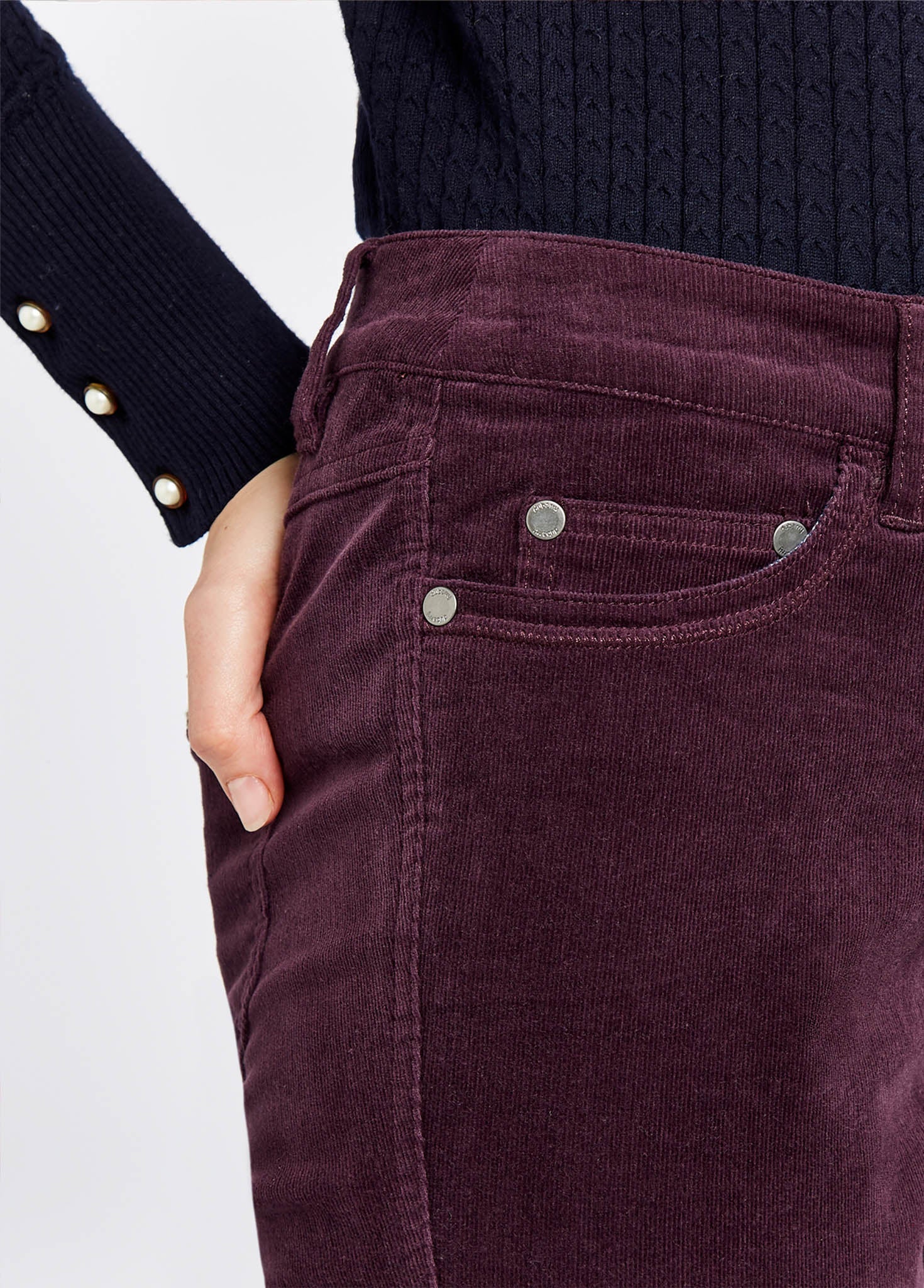 Honeysuckle Ladies' Jeans - Plum